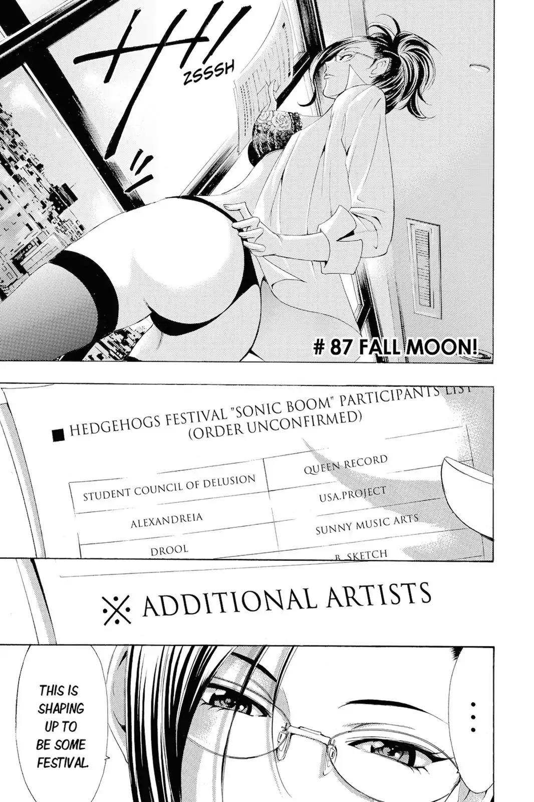 Fuuka Chapter 87 page 1 - Chapter 87: Fall Moon!