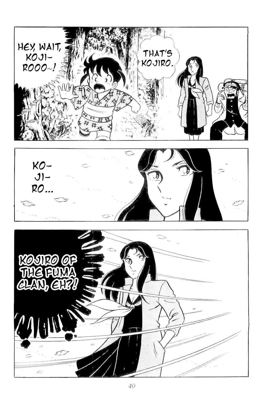 Fuuma no Kojiro Chapter 1 page 34 - Chapter 1: Kojiro's Departure