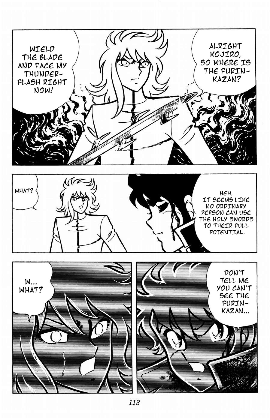 Fuuma no Kojiro Chapter 18 page 15 - Chapter 18: The Third Holy Sword, Thunderflash