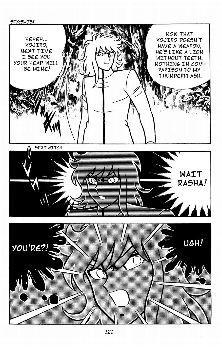 Fuuma no Kojiro Chapter 18 page 21 - Chapter 18: The Third Holy Sword, Thunderflash