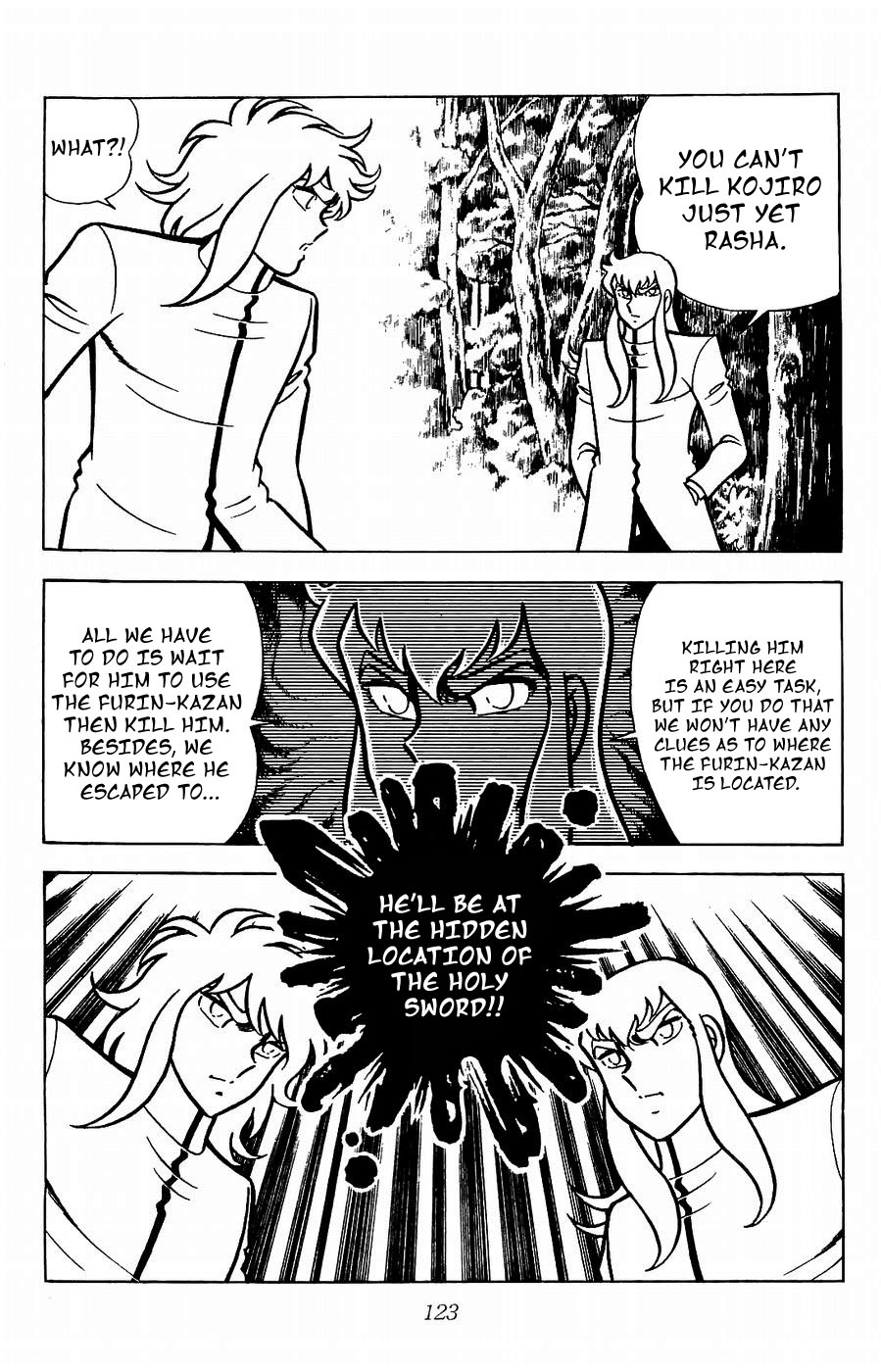 Fuuma no Kojiro Chapter 18 page 23 - Chapter 18: The Third Holy Sword, Thunderflash