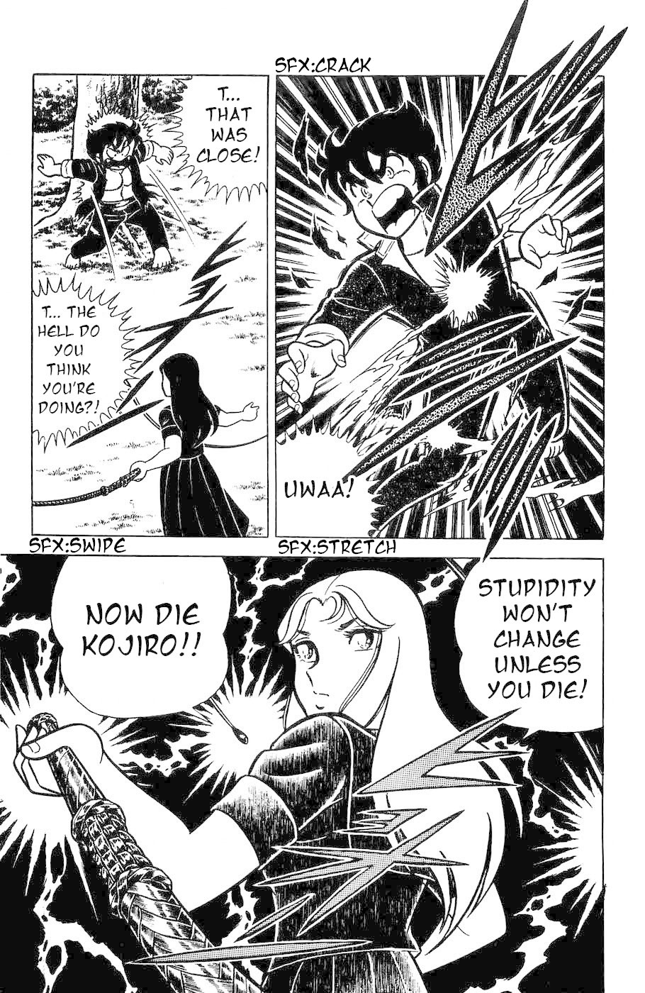 Fuuma no Kojiro Chapter 4 page 8 - Chapter 4: The Three Shadow Brothers