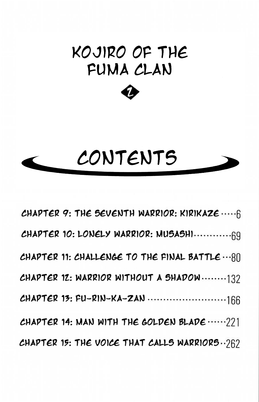 Fuuma no Kojiro Chapter 9 page 3 - Chapter 9: The Seventh Warrior: Kirikaze
