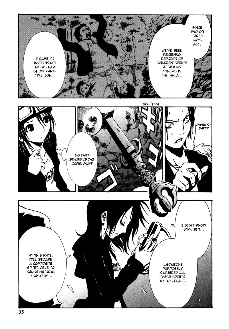 Ga-Rei Chapter 1 page 35 - Chapter 1: The Girl on the Edge