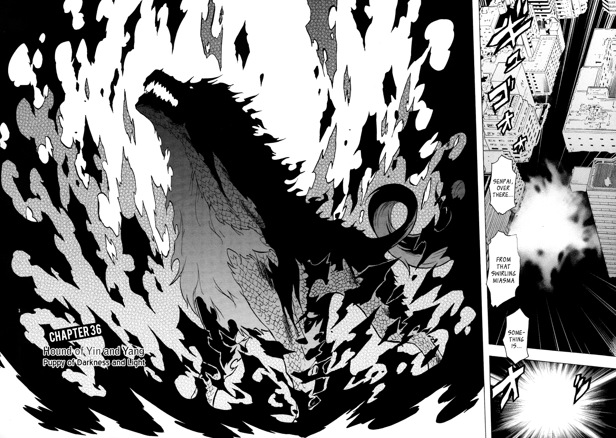Ga-Rei Chapter 36 page 3 - Chapter 36: Hound of Yin and Yang
