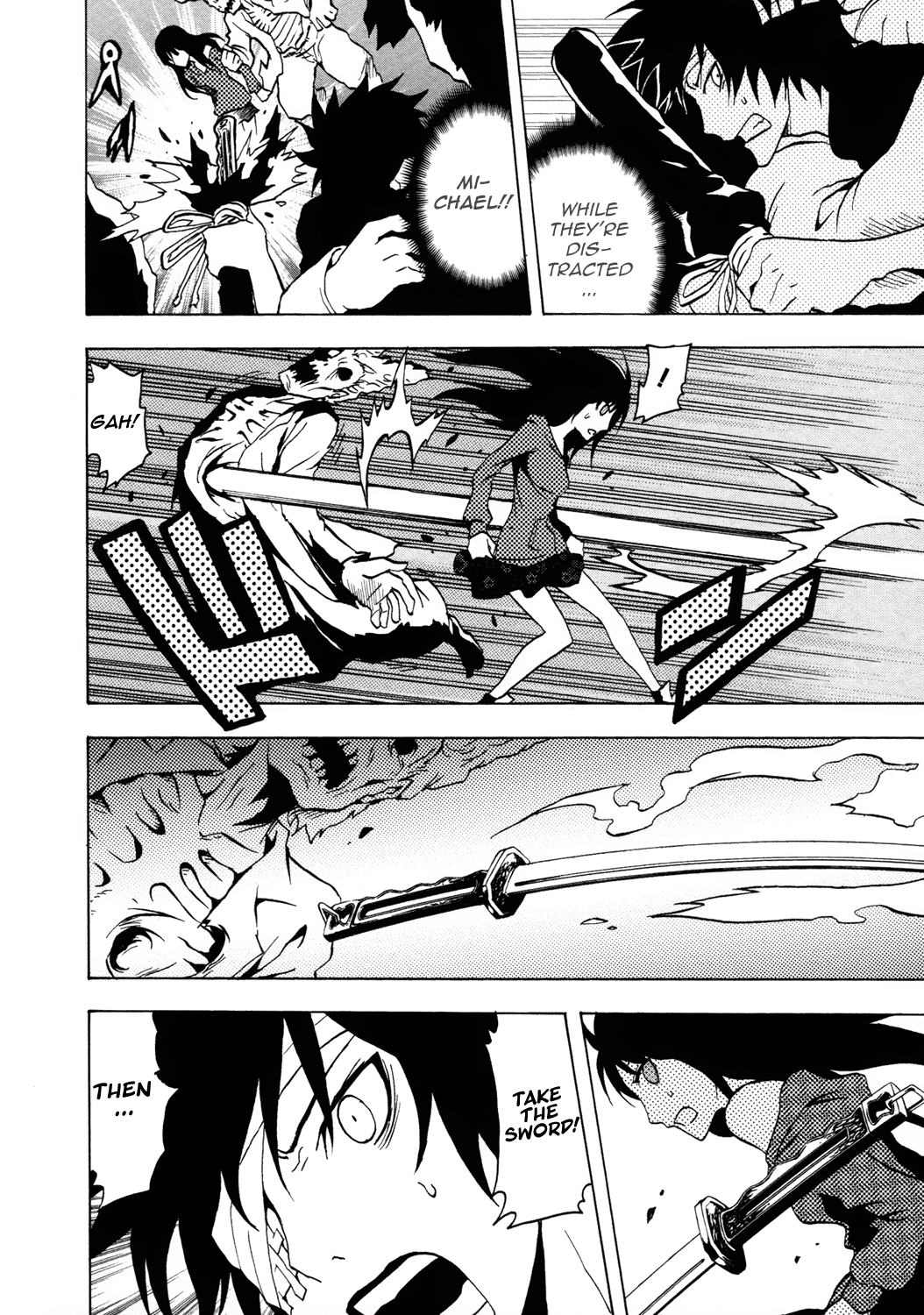 Ga-Rei Chapter 37 page 34 - Chapter 37: Eternal Love - Legend of the Wind and the Latin Fighter