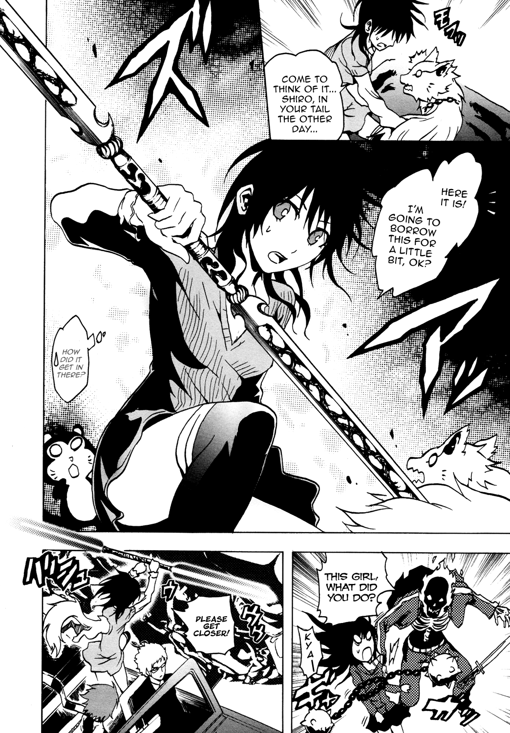 Ga-Rei Chapter 37 page 36 - Chapter 37: Eternal Love - Legend of the Wind and the Latin Fighter