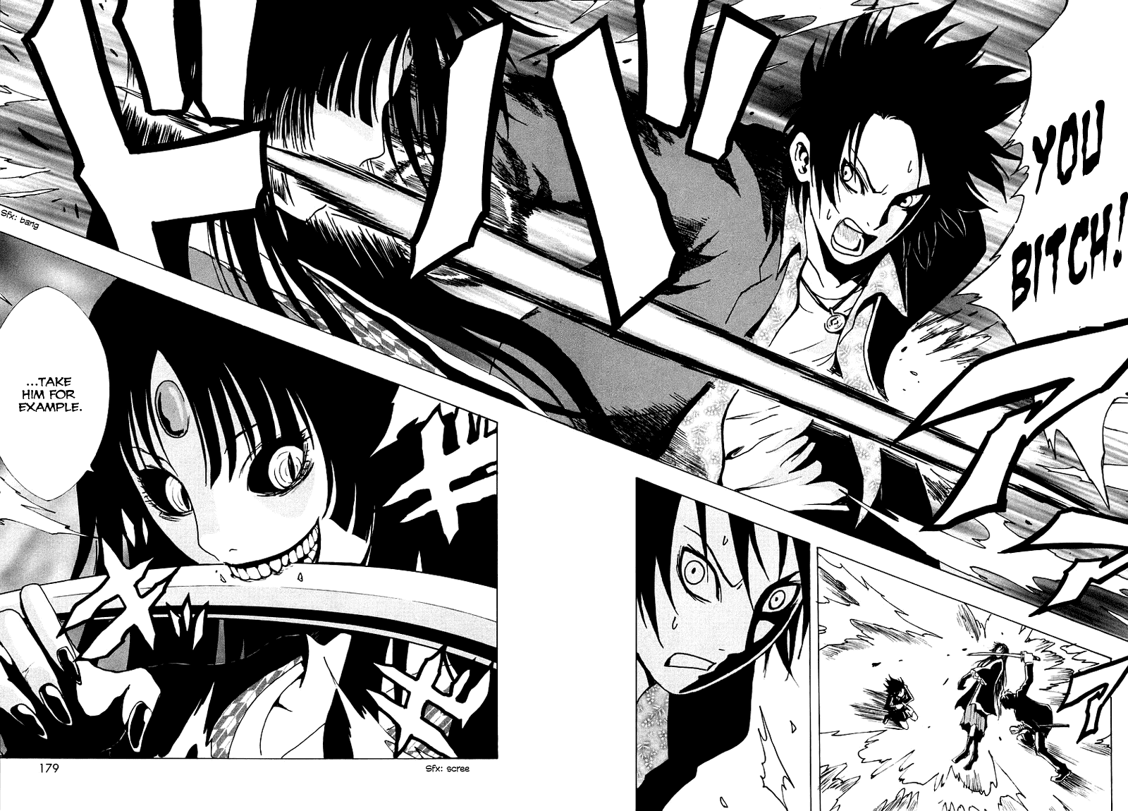 Ga-Rei Chapter 4 page 36 - Chapter 4: Duel Inside Deni