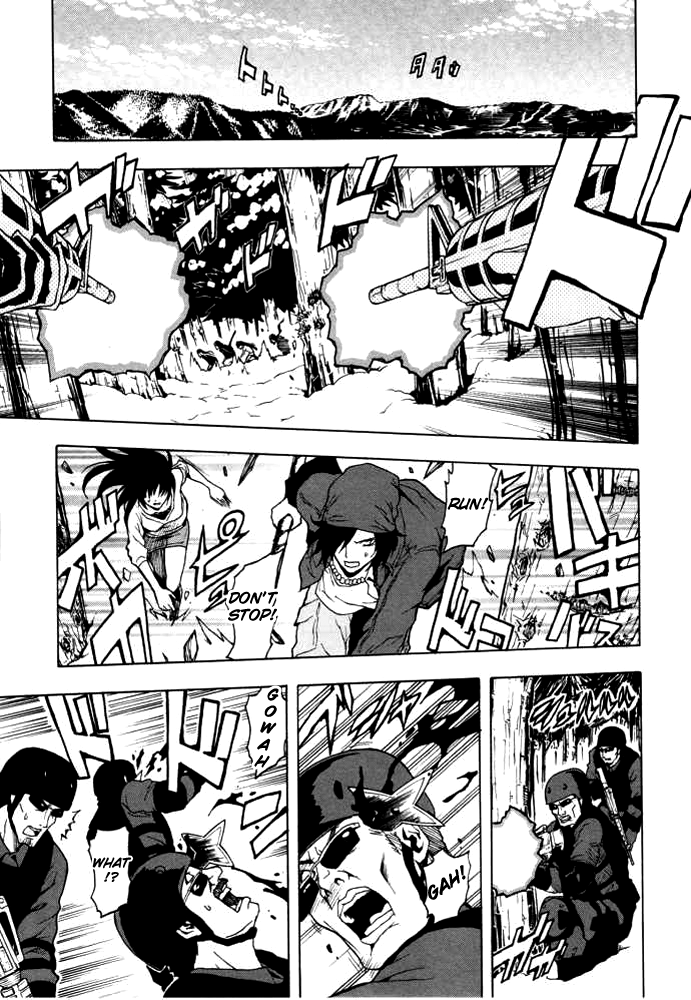 Ga-Rei Chapter 47 page 24 - Chapter 47: The Fantastic Four