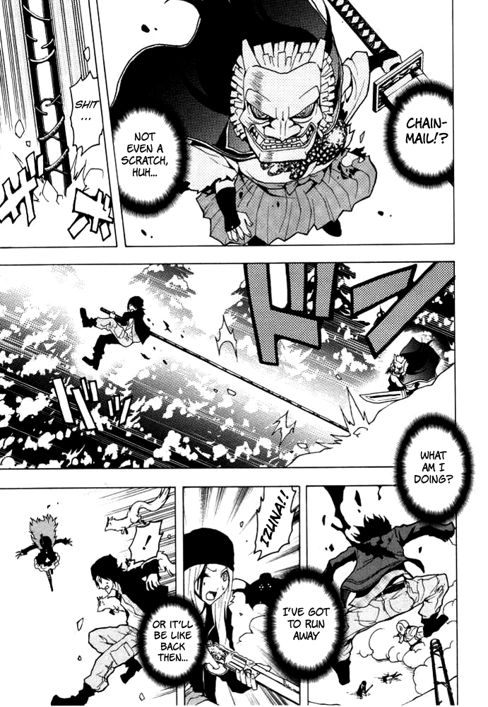 Ga-Rei Chapter 47 page 38 - Chapter 47: The Fantastic Four