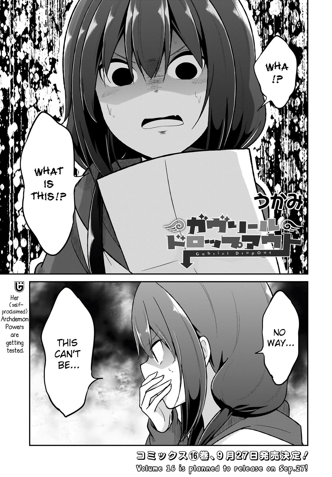 Gabriel Dropout Chapter 127 page 1 - Chapter 127