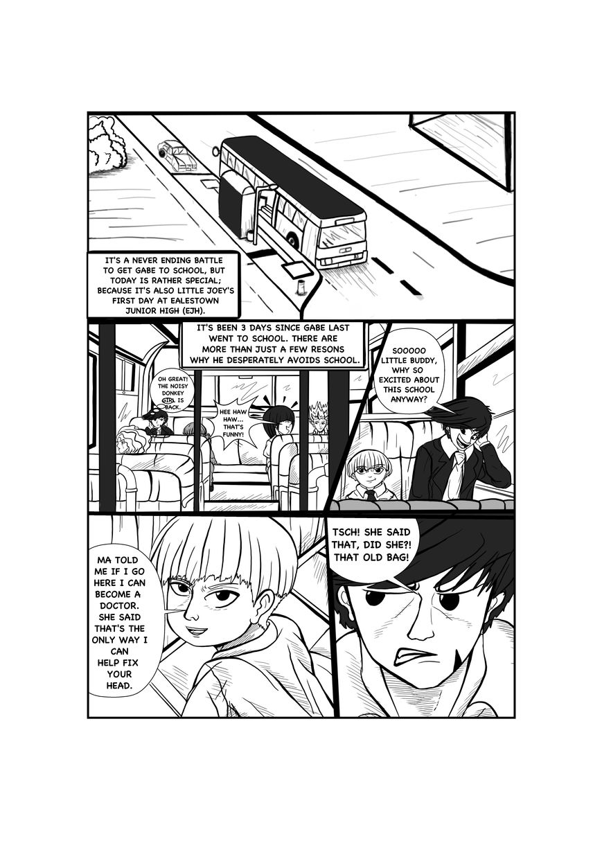 Gabriel The Legend Chapter 1 page 12 - Chapter 1 : Gabriel, The WALKING DISASTER!