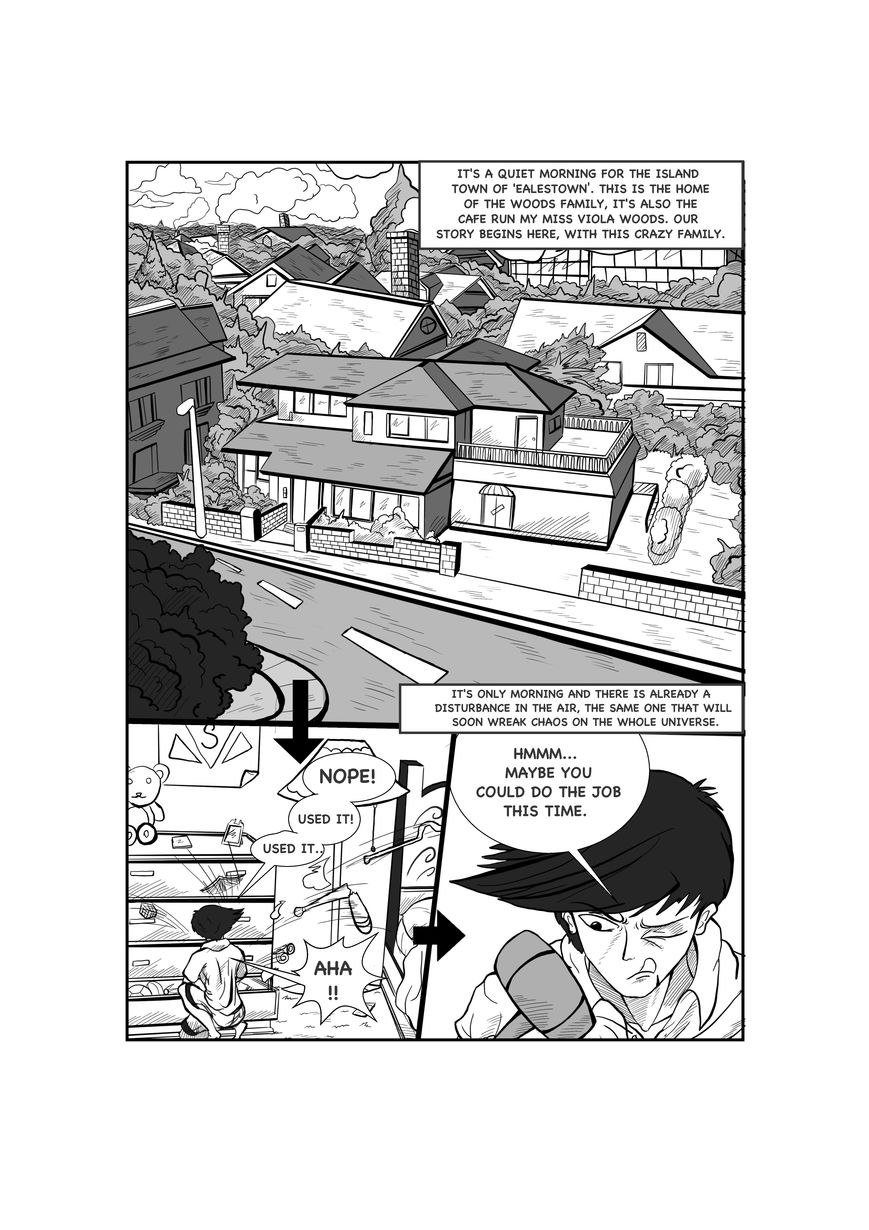 Gabriel The Legend Chapter 1 page 5 - Chapter 1 : Gabriel, The WALKING DISASTER!