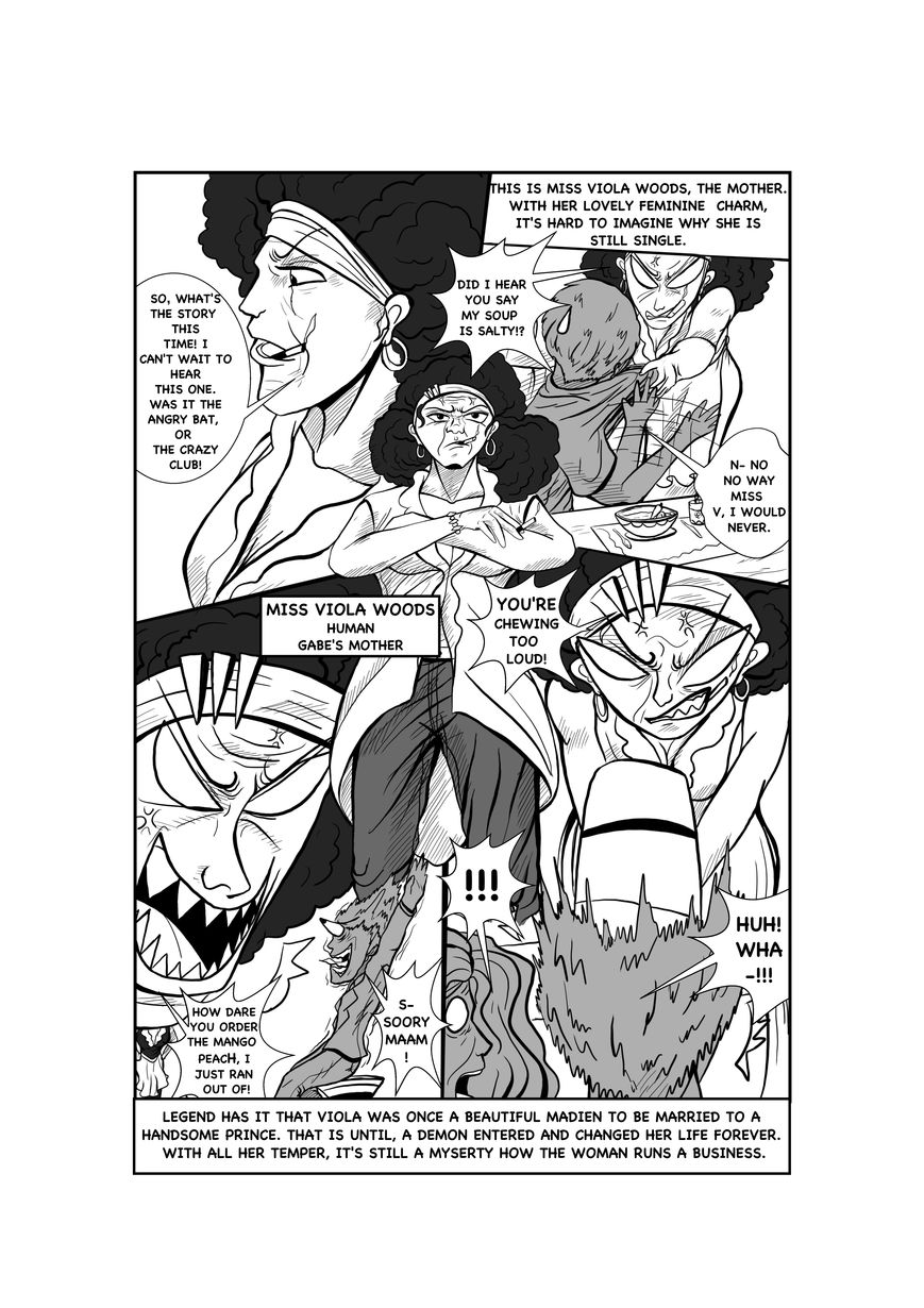 Gabriel The Legend Chapter 1 page 9 - Chapter 1 : Gabriel, The WALKING DISASTER!