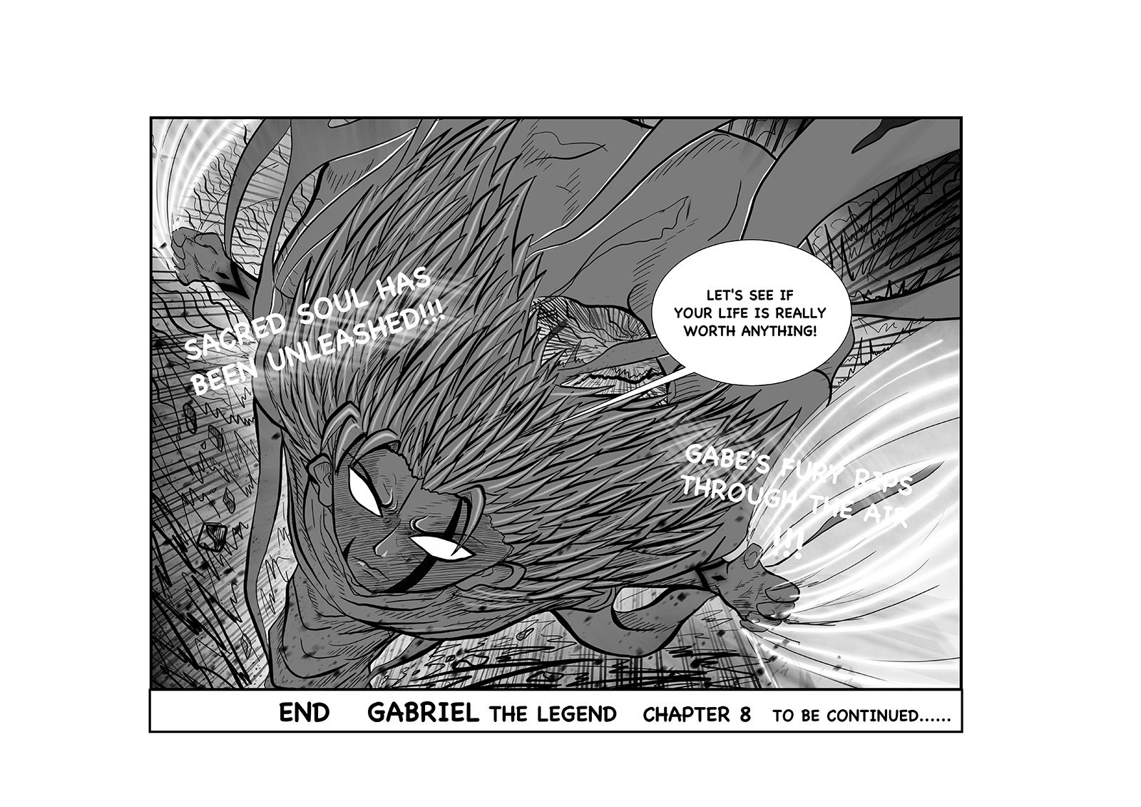 Gabriel The Legend Chapter 8 page 36 - Chapter 8 : Fury! Gabe Vs Raven