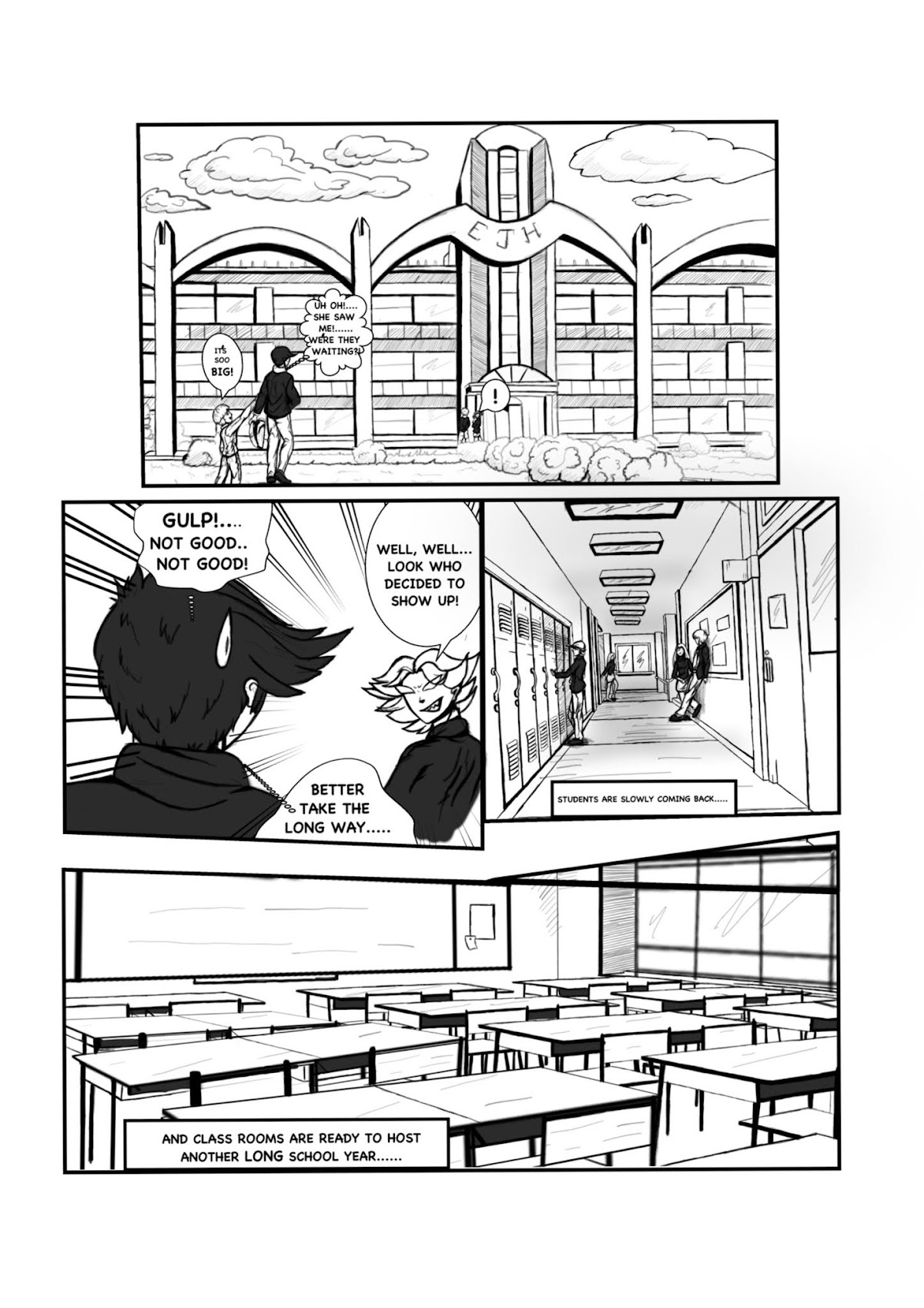 GABRIEL Chapter 1 page 10 - Chapter 1: THE FIRST DAY (REMASTERED)