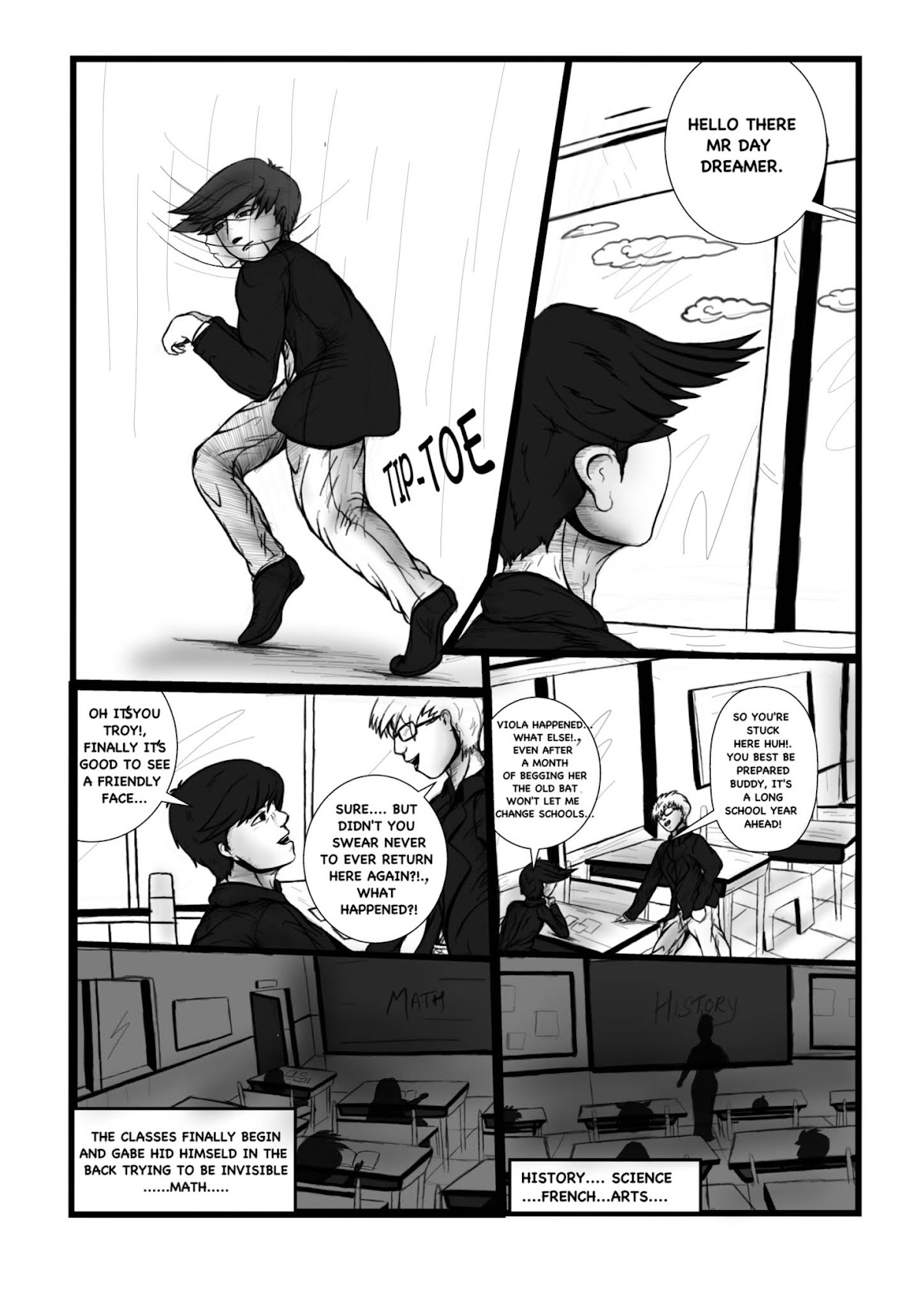 GABRIEL Chapter 1 page 11 - Chapter 1: THE FIRST DAY (REMASTERED)