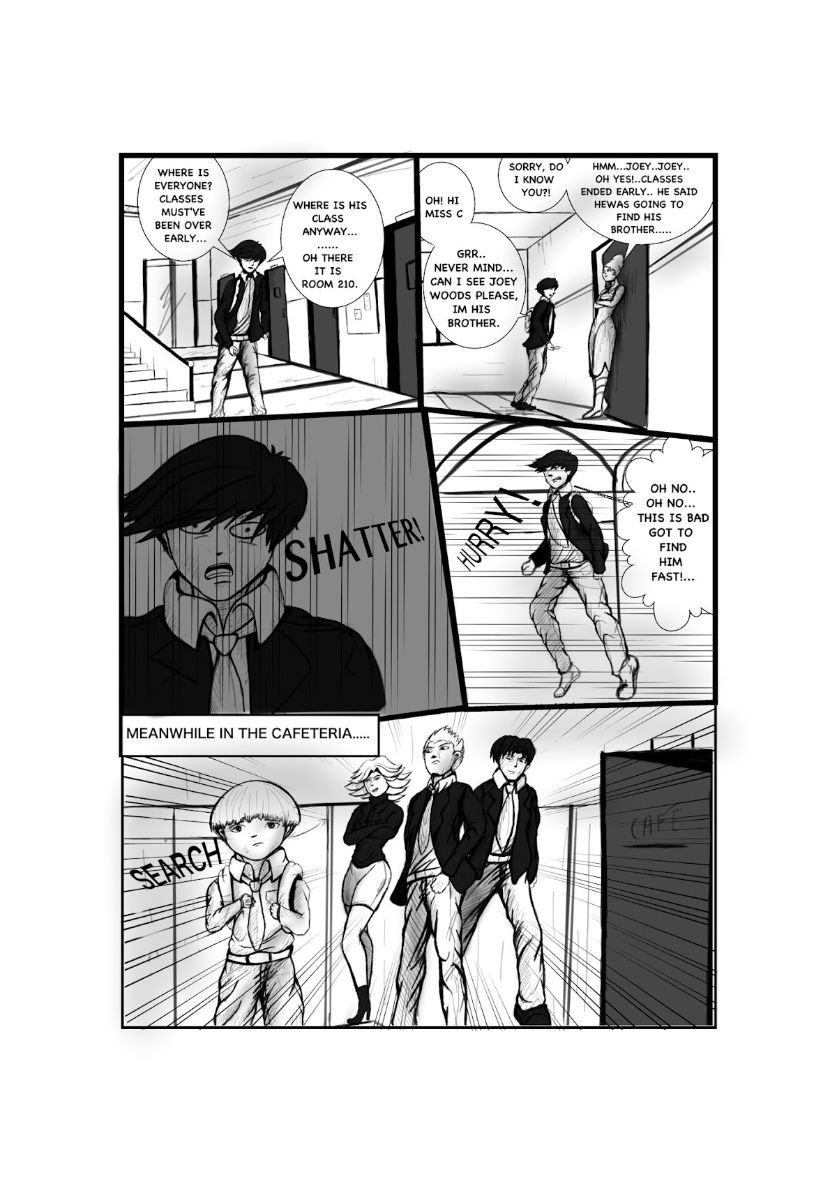 GABRIEL Chapter 1 page 13 - Chapter 1: THE FIRST DAY (REMASTERED)