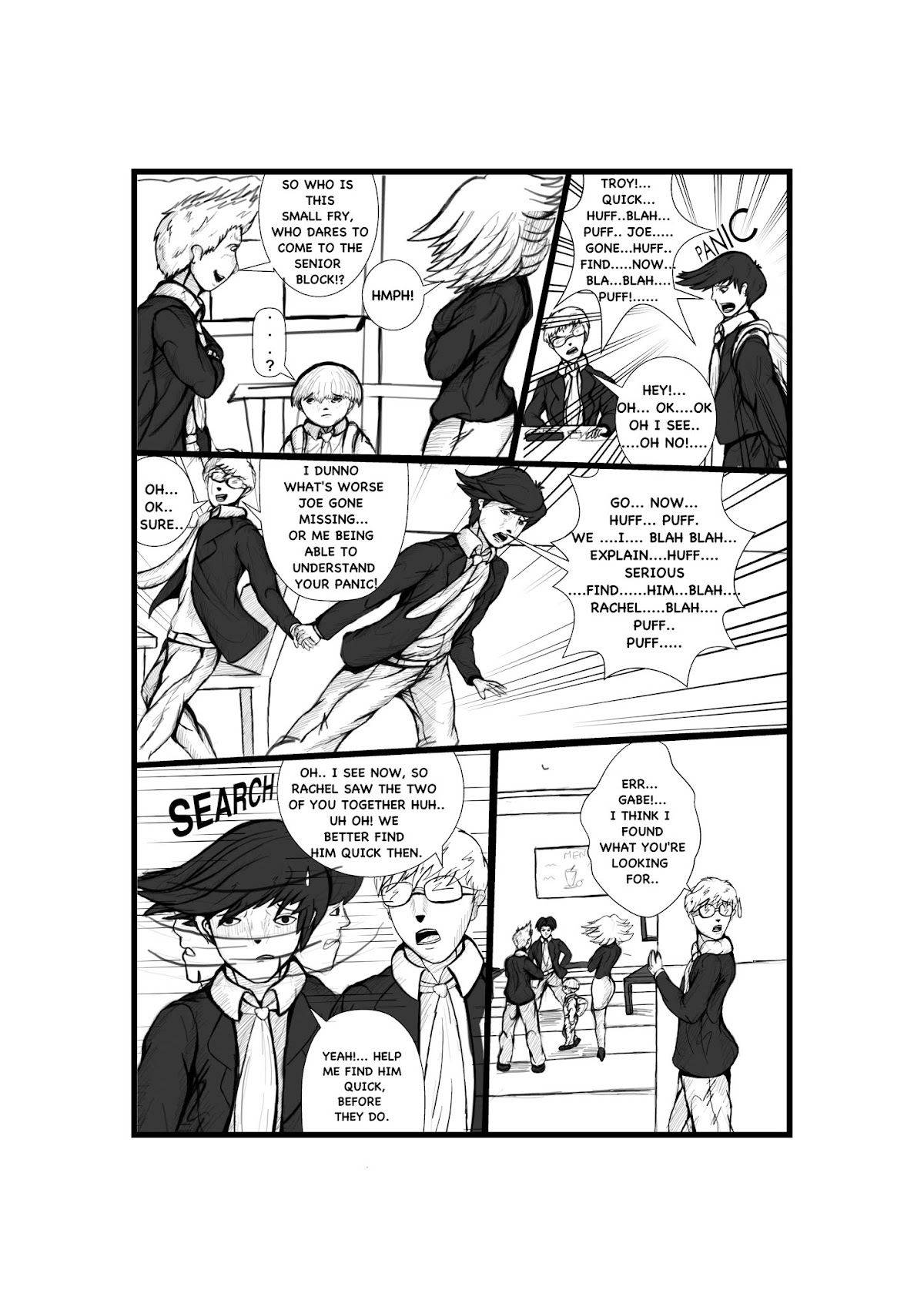 GABRIEL Chapter 1 page 14 - Chapter 1: THE FIRST DAY (REMASTERED)