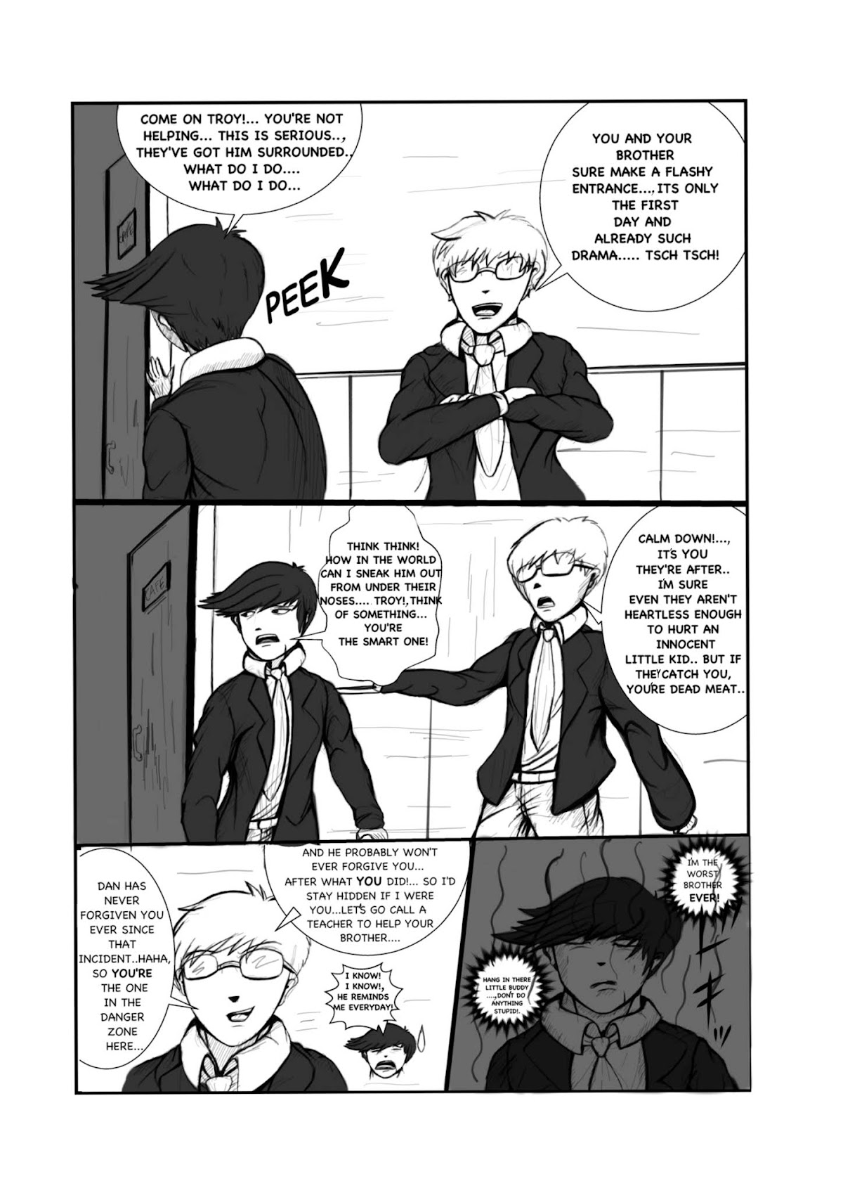 GABRIEL Chapter 1 page 15 - Chapter 1: THE FIRST DAY (REMASTERED)