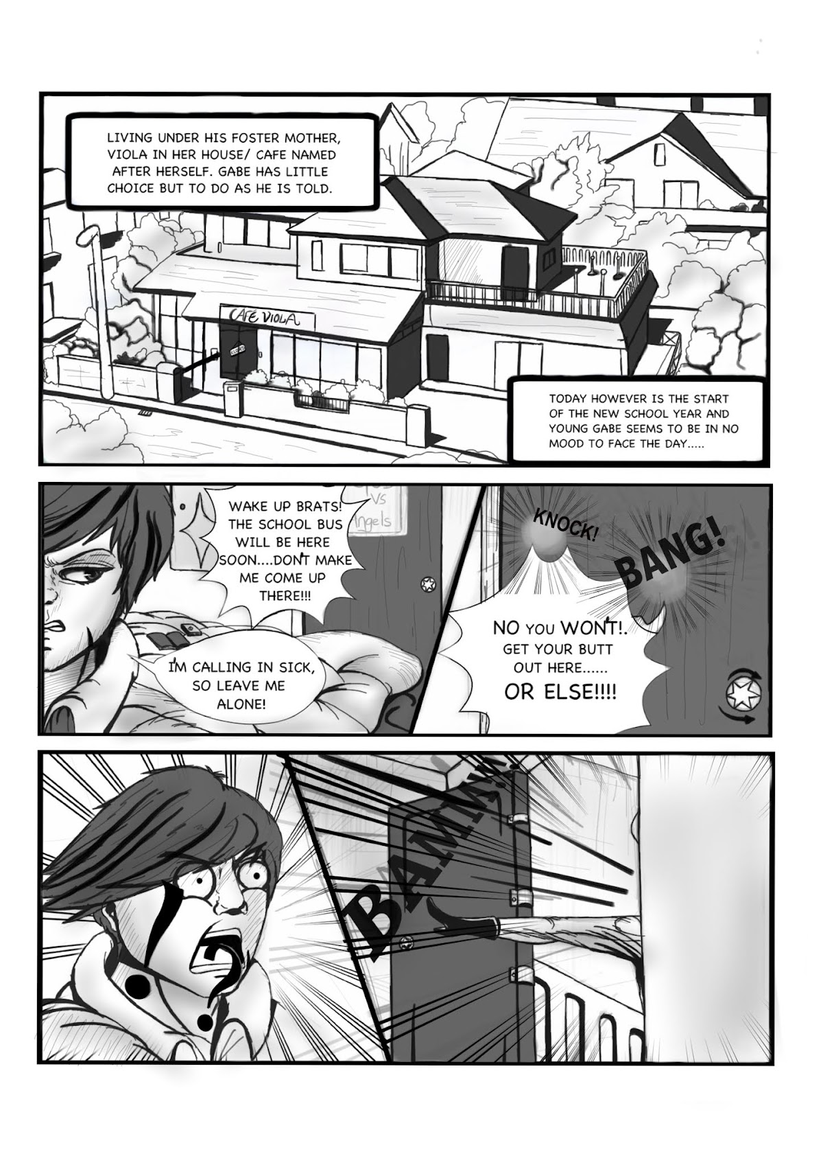 GABRIEL Chapter 1 page 7 - Chapter 1: THE FIRST DAY (REMASTERED)