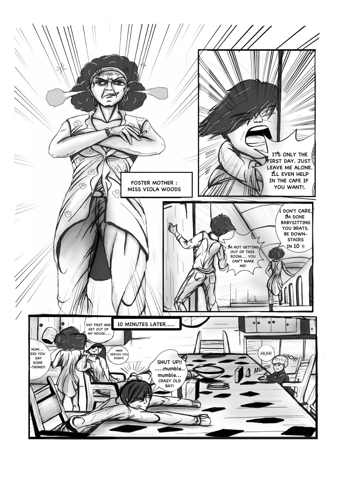 GABRIEL Chapter 1 page 8 - Chapter 1: THE FIRST DAY (REMASTERED)