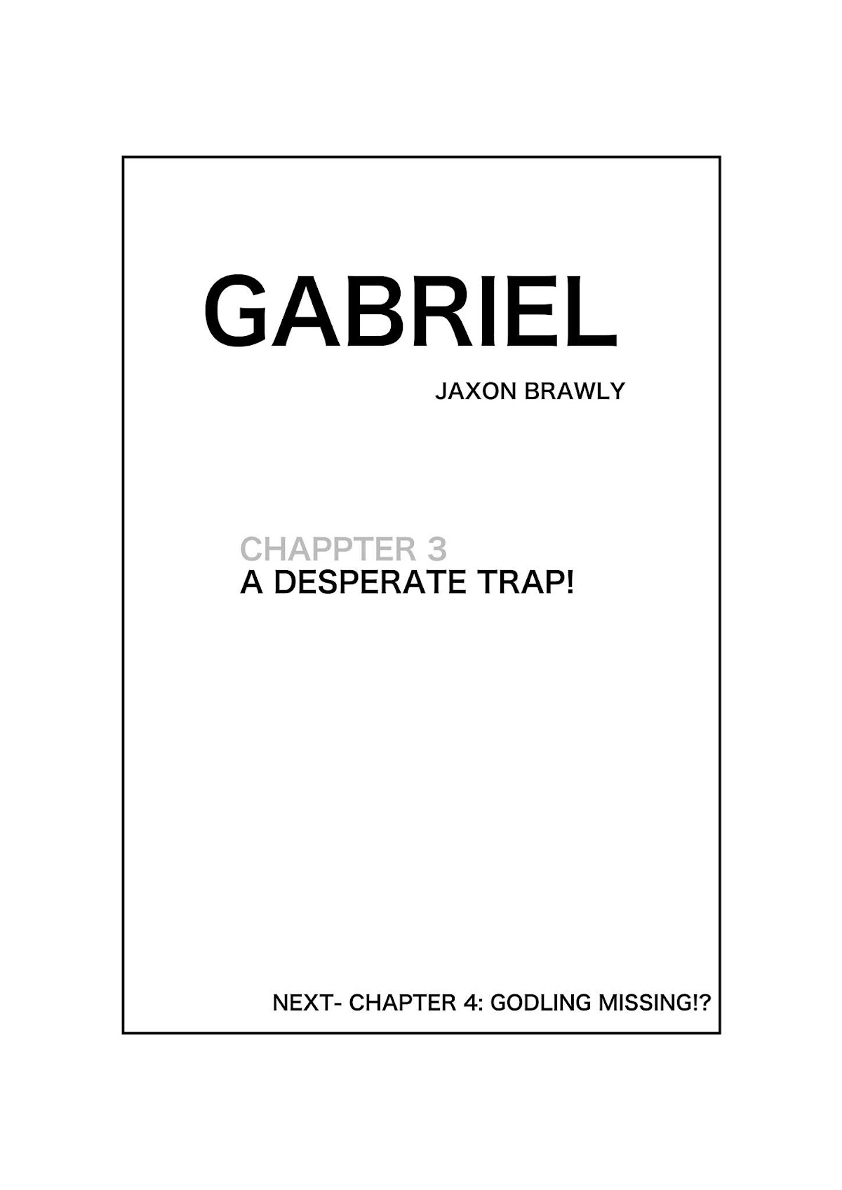 GABRIEL Chapter 3 page 3 - Chapter 3: A Desperate Trap