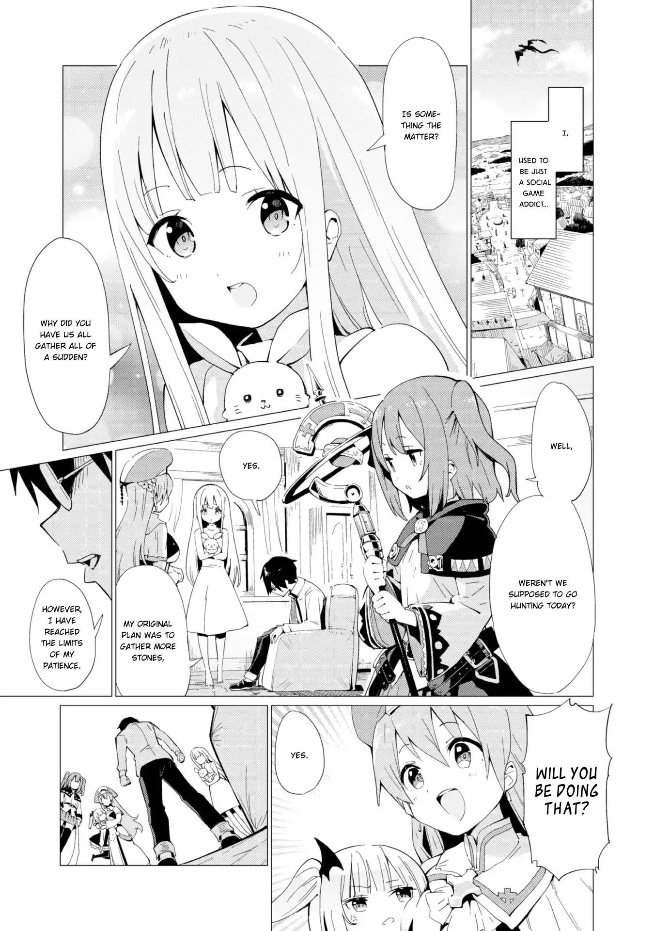 Gacha wo Mawashite Nakama wo Fuyasu: Saikyou no Bishoujo Gundan wo Tsukuriagero Chapter 1 page 3 - Chapter 1: Invitation Card to Another World
