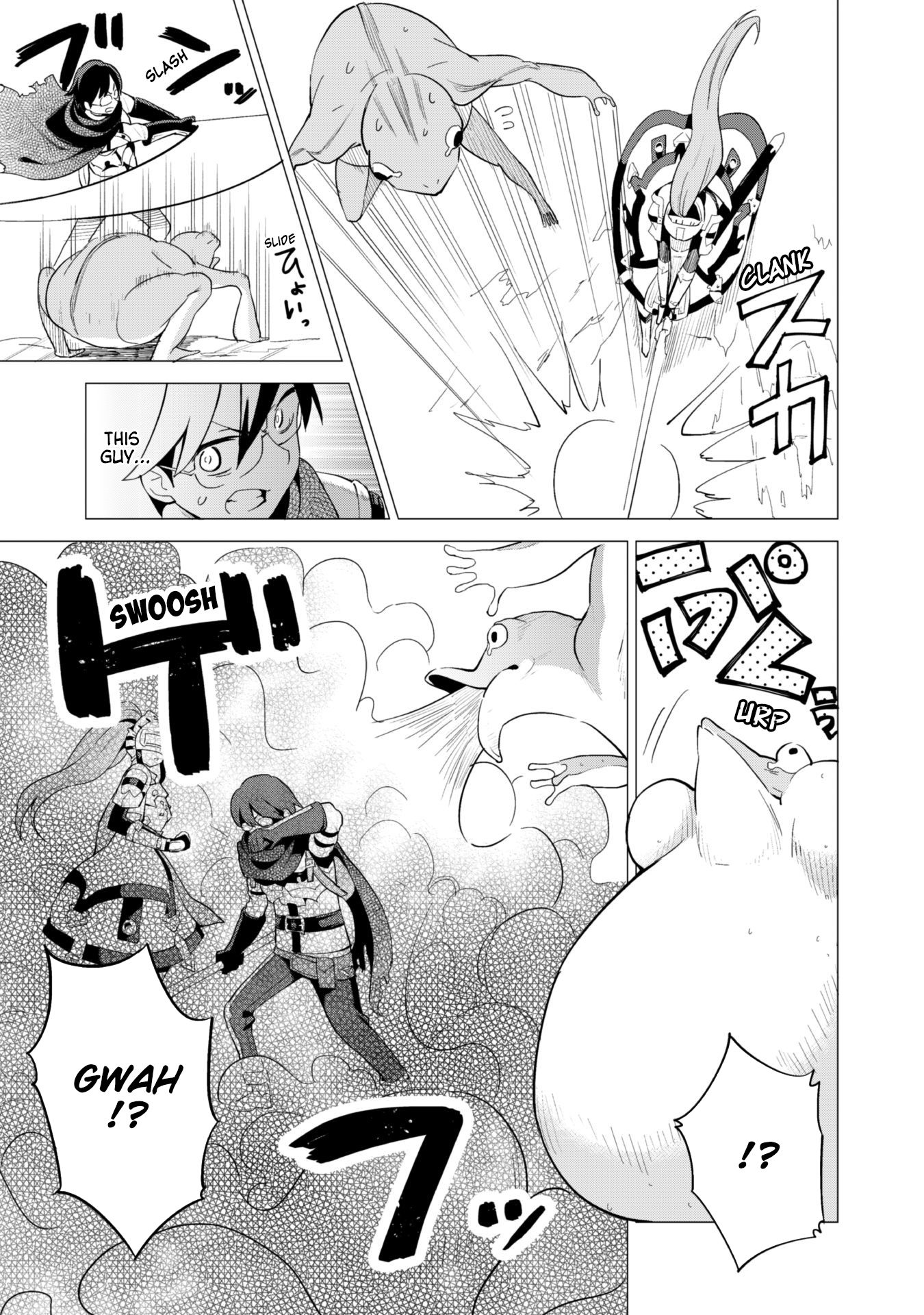 Gacha wo Mawashite Nakama wo Fuyasu: Saikyou no Bishoujo Gundan wo Tsukuriagero Chapter 14 page 16 - Chapter 14: Frogman Subjugation