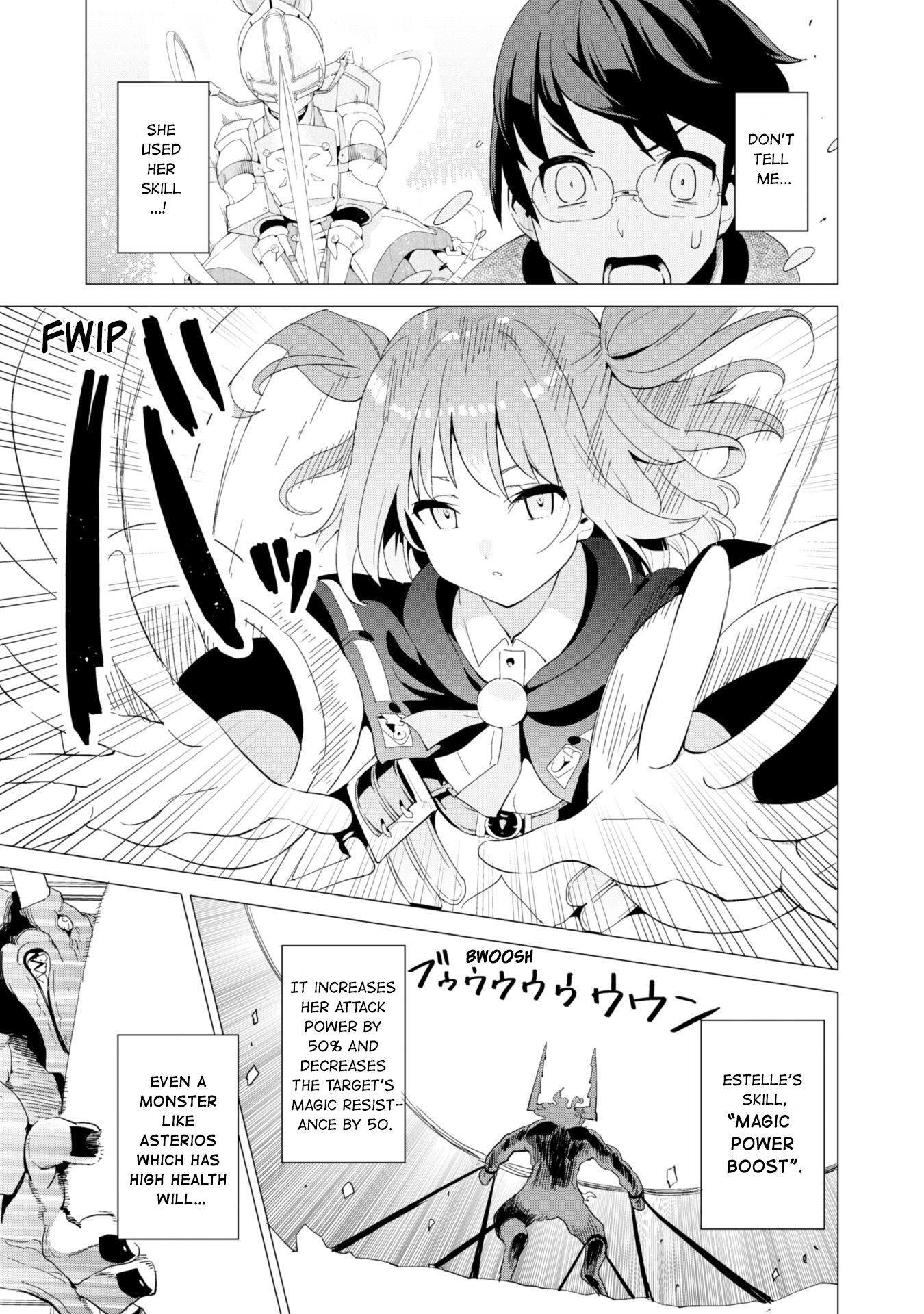 Gacha wo Mawashite Nakama wo Fuyasu: Saikyou no Bishoujo Gundan wo Tsukuriagero Chapter 15 page 17 - Chapter 15: Angry Estelle