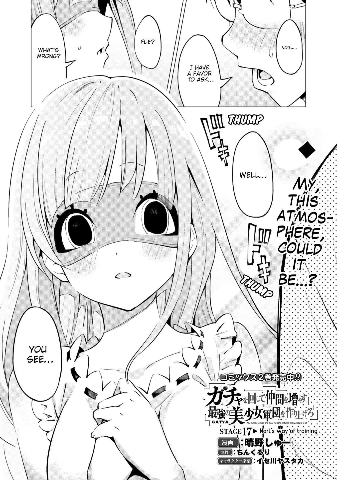 Gacha wo Mawashite Nakama wo Fuyasu: Saikyou no Bishoujo Gundan wo Tsukuriagero Chapter 17 page 1 - Chapter 17: Norl's Way Of Training
