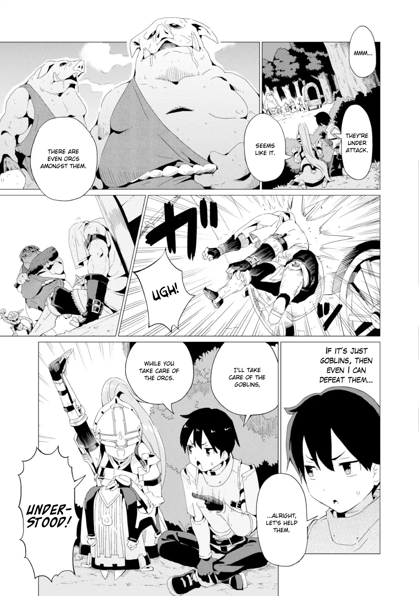 Gacha wo Mawashite Nakama wo Fuyasu: Saikyou no Bishoujo Gundan wo Tsukuriagero Chapter 2 page 13 - Chapter 2: The Knight Wearing A Helmet, Norl