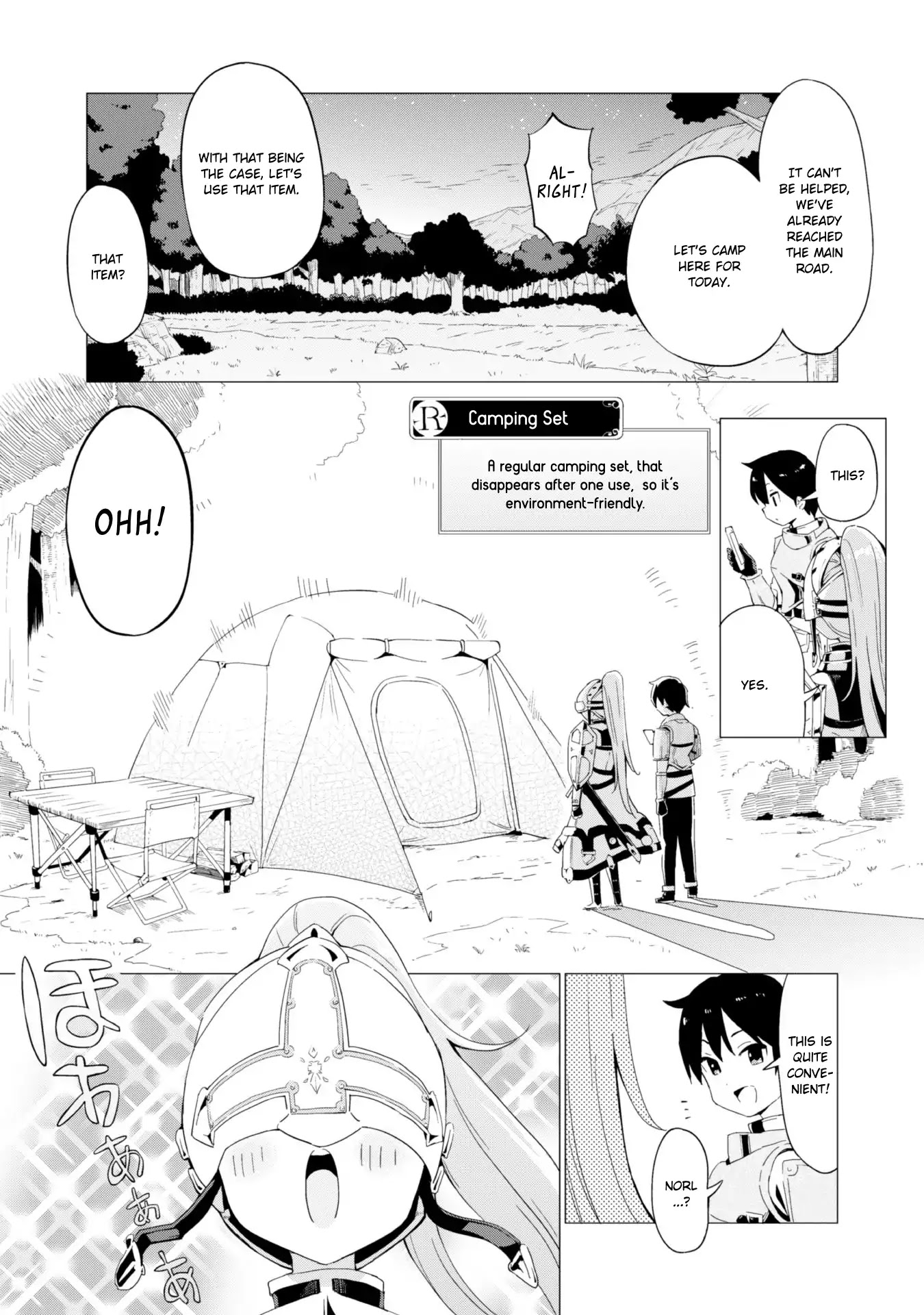 Gacha wo Mawashite Nakama wo Fuyasu: Saikyou no Bishoujo Gundan wo Tsukuriagero Chapter 2 page 2 - Chapter 2: The Knight Wearing A Helmet, Norl