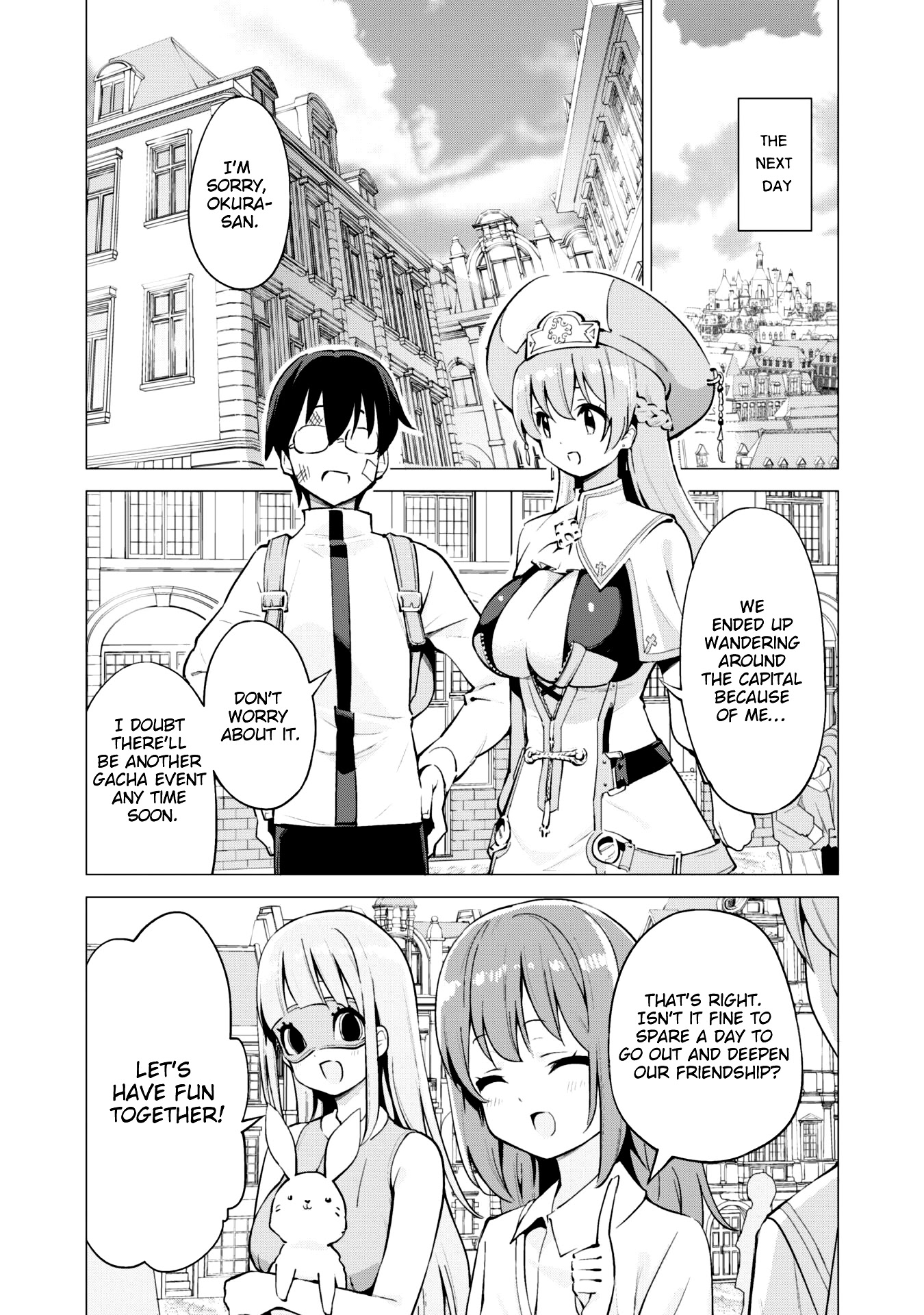 Gacha wo Mawashite Nakama wo Fuyasu: Saikyou no Bishoujo Gundan wo Tsukuriagero Chapter 20 page 7 - Chapter 20: Operation Sightseeing