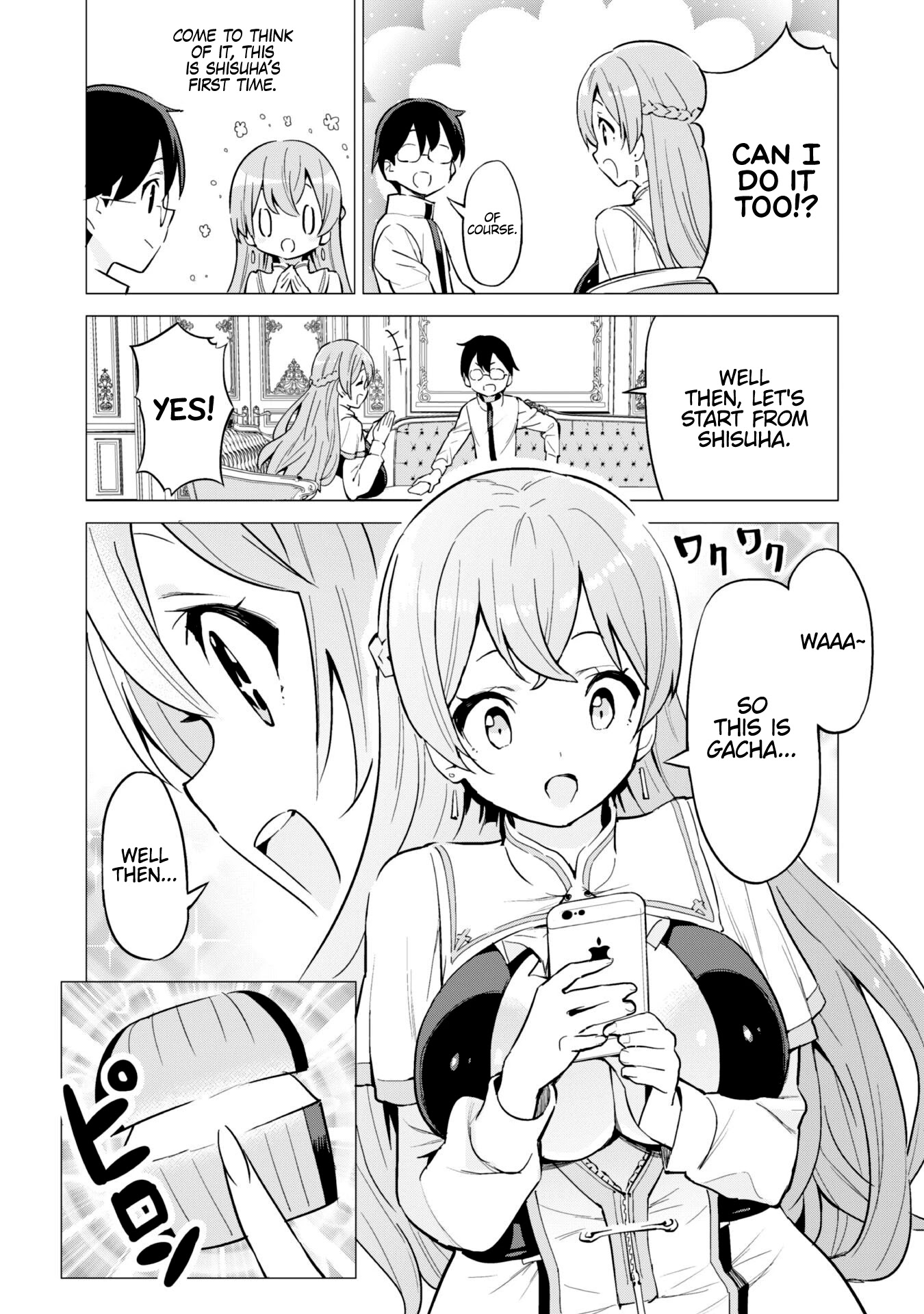 Gacha wo Mawashite Nakama wo Fuyasu: Saikyou no Bishoujo Gundan wo Tsukuriagero Chapter 27 page 6 - Chapter 27: New Objective