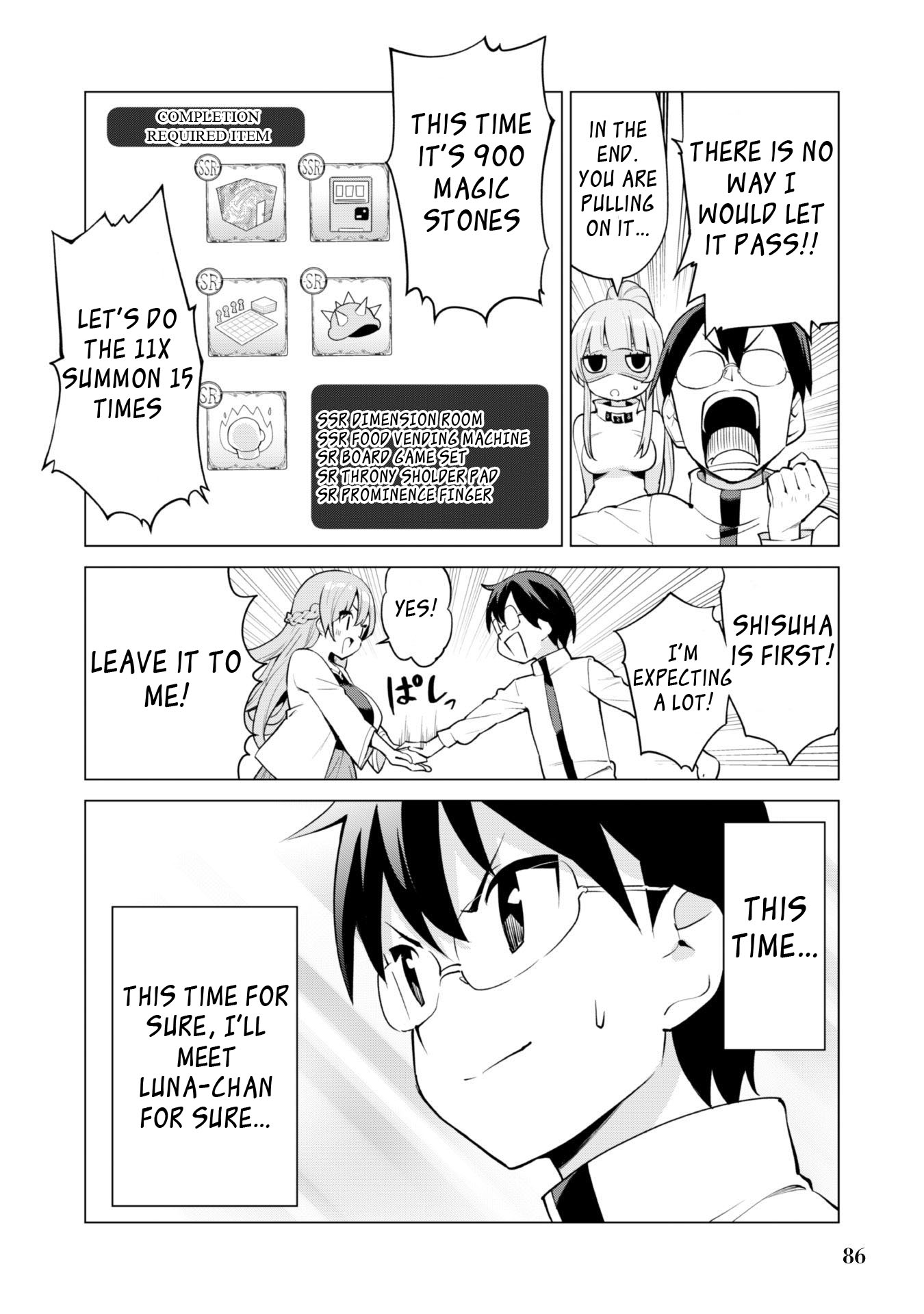 Gacha wo Mawashite Nakama wo Fuyasu: Saikyou no Bishoujo Gundan wo Tsukuriagero Chapter 34 page 8 - Chapter 34: Complete Gasha