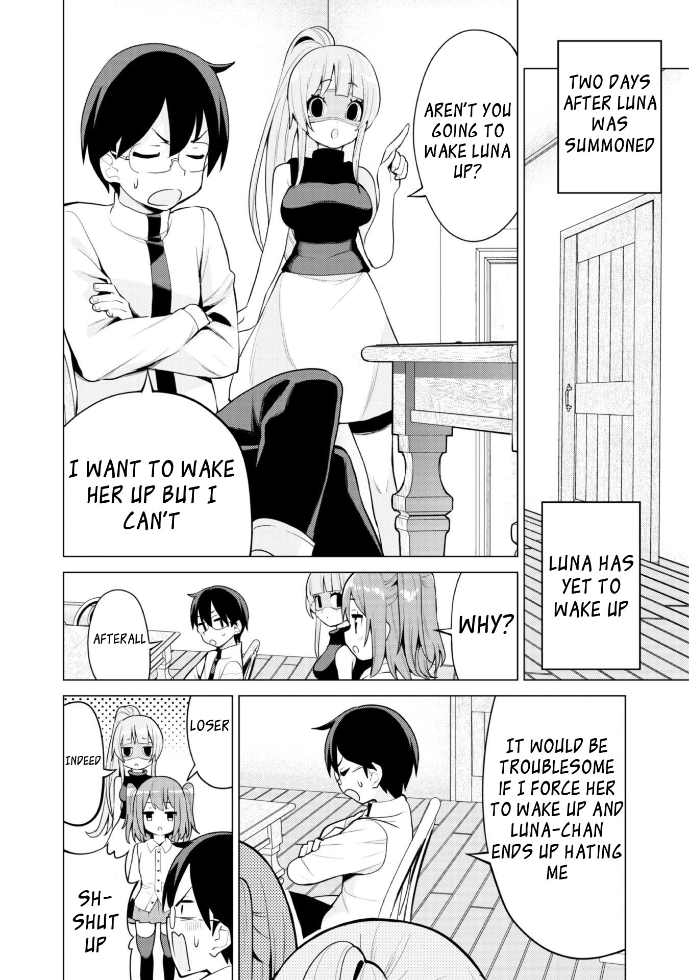 Gacha wo Mawashite Nakama wo Fuyasu: Saikyou no Bishoujo Gundan wo Tsukuriagero Chapter 37 page 5 - Chapter 37: Sleeping Luna