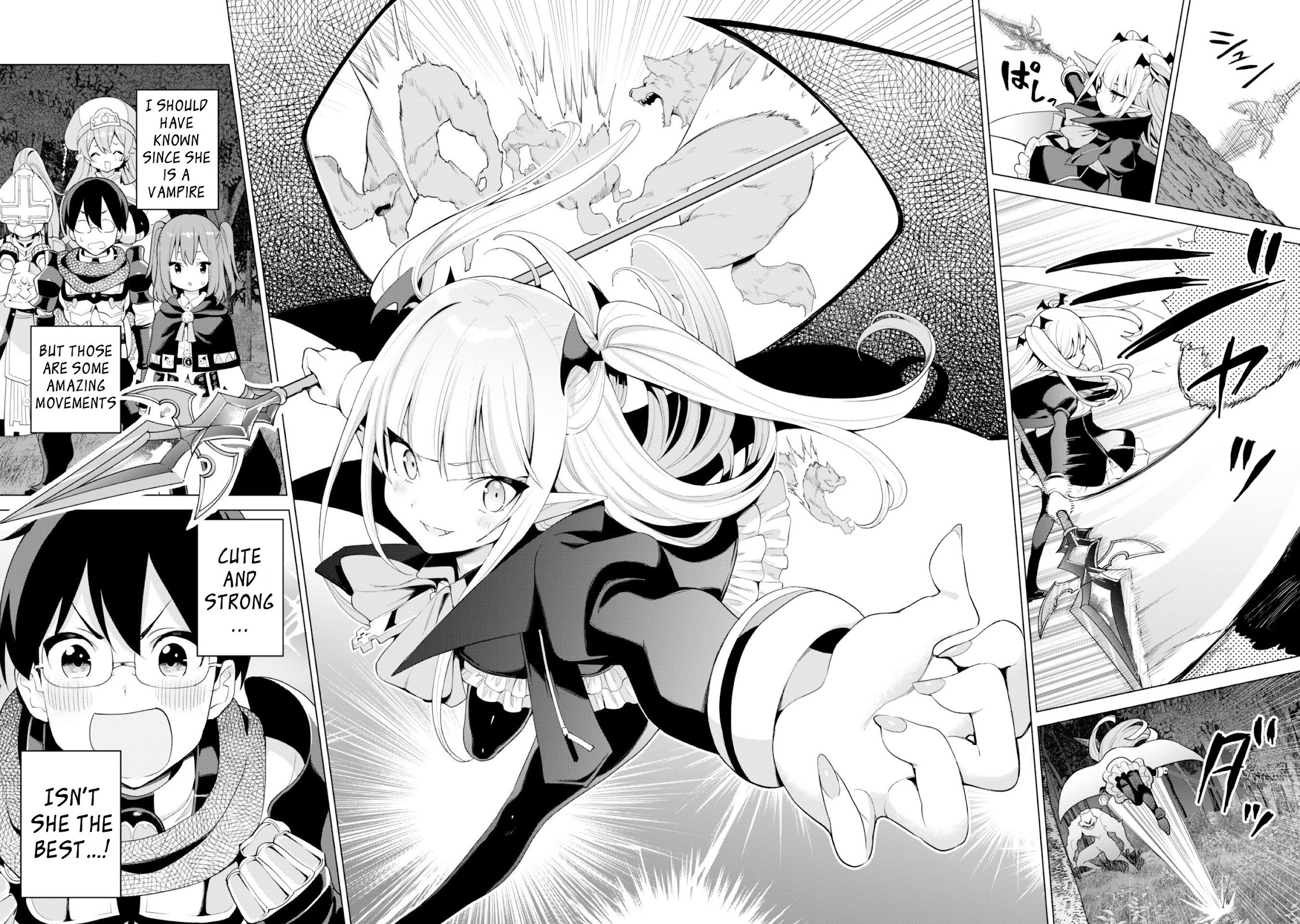 Gacha wo Mawashite Nakama wo Fuyasu: Saikyou no Bishoujo Gundan wo Tsukuriagero Chapter 38 page 22 - Chapter 38: Vampire of the Night