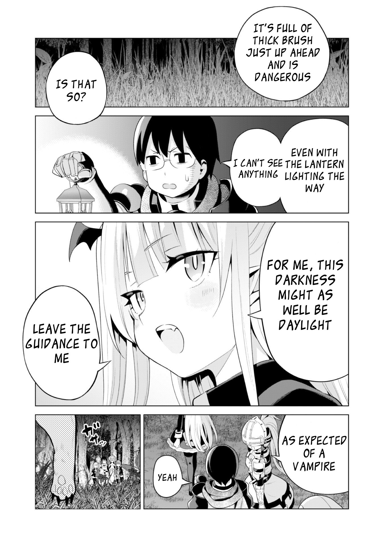 Gacha wo Mawashite Nakama wo Fuyasu: Saikyou no Bishoujo Gundan wo Tsukuriagero Chapter 38 page 9 - Chapter 38: Vampire of the Night