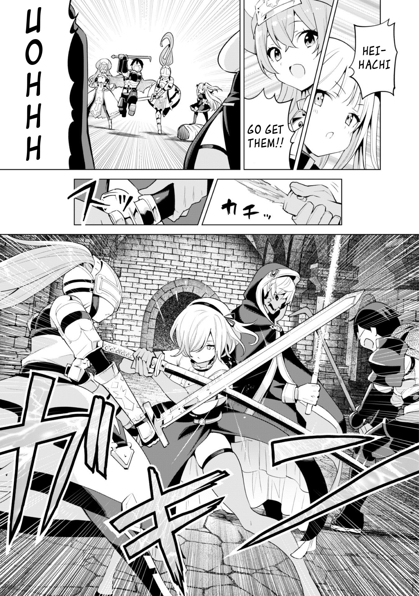 Gacha wo Mawashite Nakama wo Fuyasu: Saikyou no Bishoujo Gundan wo Tsukuriagero Chapter 42 page 9 - Chapter 42: The Decisive Battle of Angoli