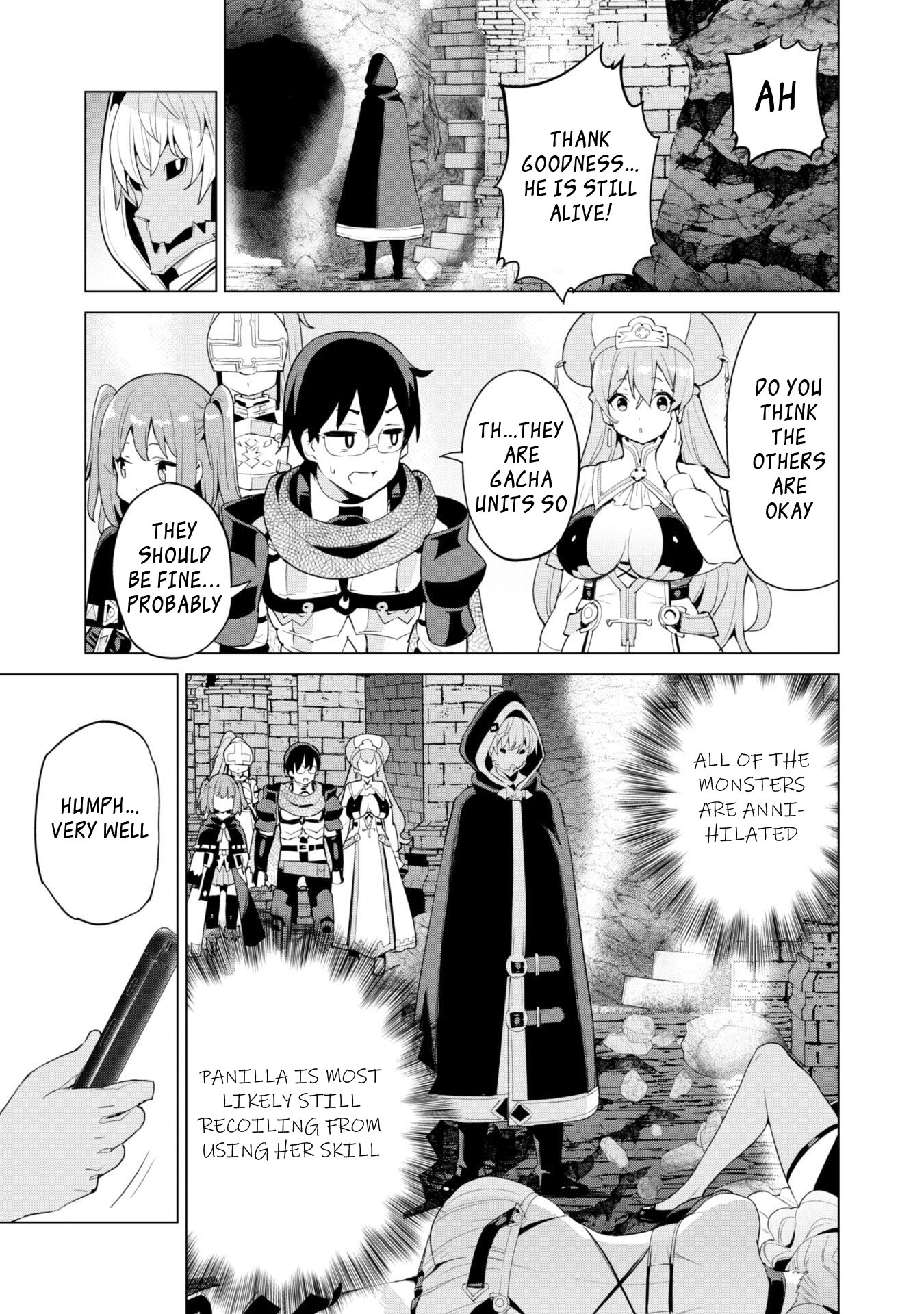 Gacha wo Mawashite Nakama wo Fuyasu: Saikyou no Bishoujo Gundan wo Tsukuriagero Chapter 43 page 10 - Chapter 43: When the Dust Settles