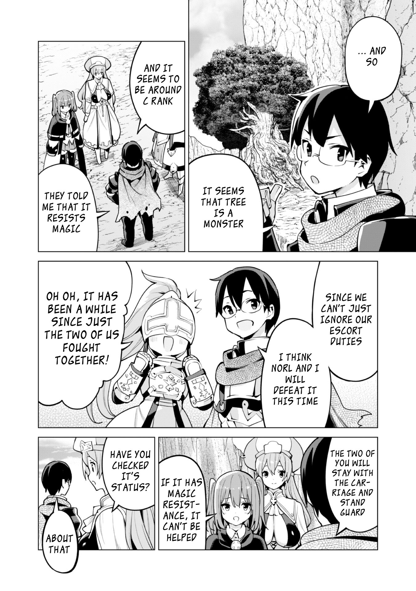 Gacha wo Mawashite Nakama wo Fuyasu: Saikyou no Bishoujo Gundan wo Tsukuriagero Chapter 47 page 3 - Chapter 47: Suspicious Giant Tree