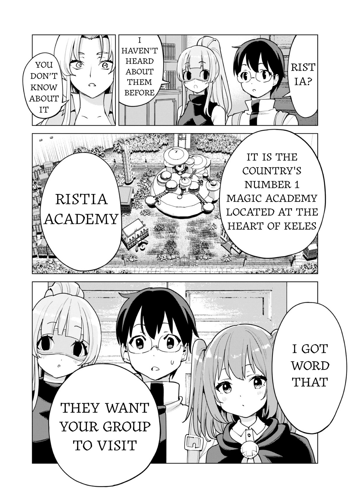 Gacha wo Mawashite Nakama wo Fuyasu: Saikyou no Bishoujo Gundan wo Tsukuriagero Chapter 54 page 5 - Chapter 54: Ristia Academy