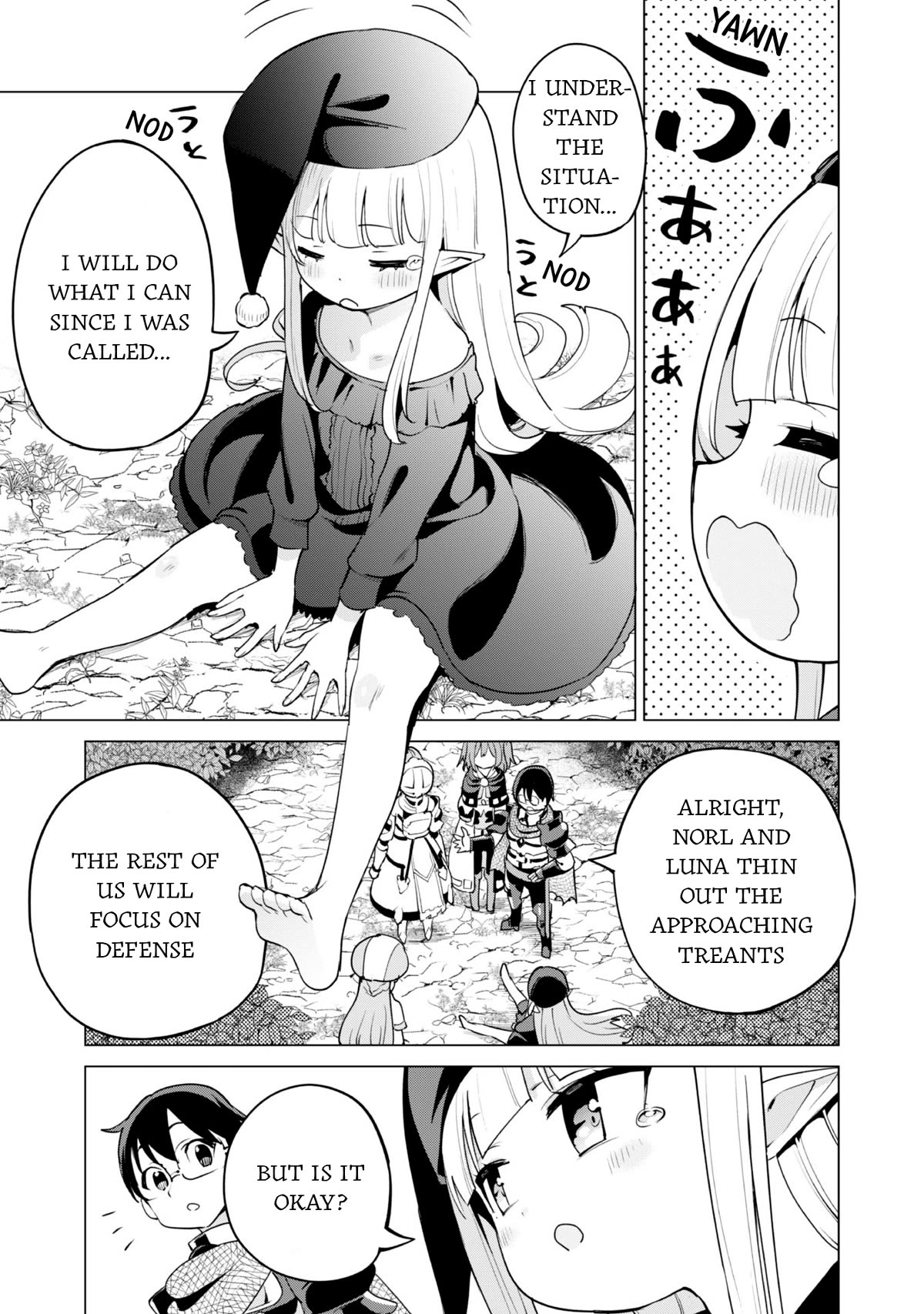 Gacha wo Mawashite Nakama wo Fuyasu: Saikyou no Bishoujo Gundan wo Tsukuriagero Chapter 56 page 16 - Chapter 56: Giant Tree Grandis
