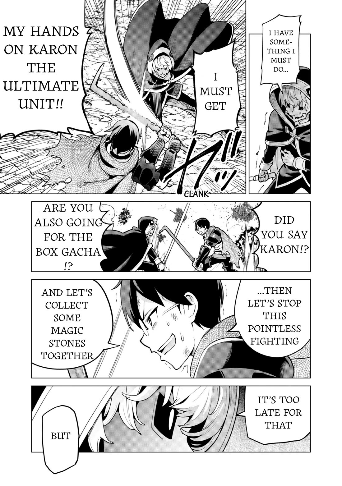 Gacha wo Mawashite Nakama wo Fuyasu: Saikyou no Bishoujo Gundan wo Tsukuriagero Chapter 62 page 14 - Chapter 62: The Battle for Karon