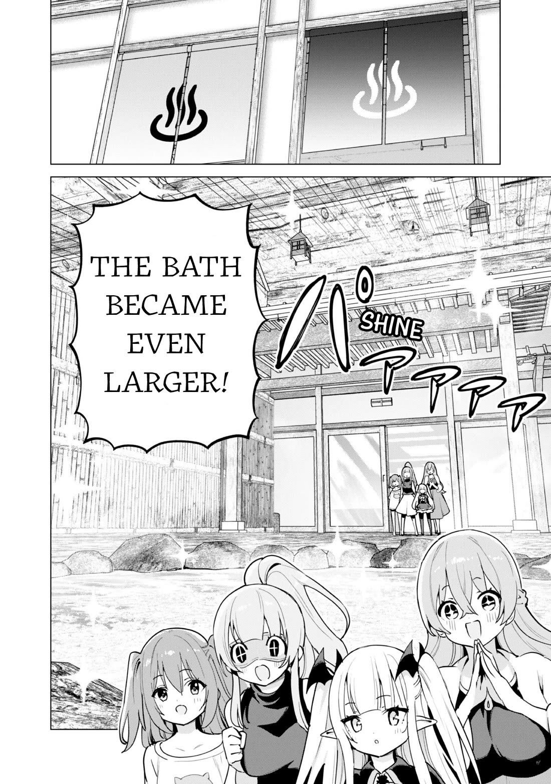 Gacha wo Mawashite Nakama wo Fuyasu: Saikyou no Bishoujo Gundan wo Tsukuriagero Chapter 64 page 10 - Chapter 64: Healing Bath
