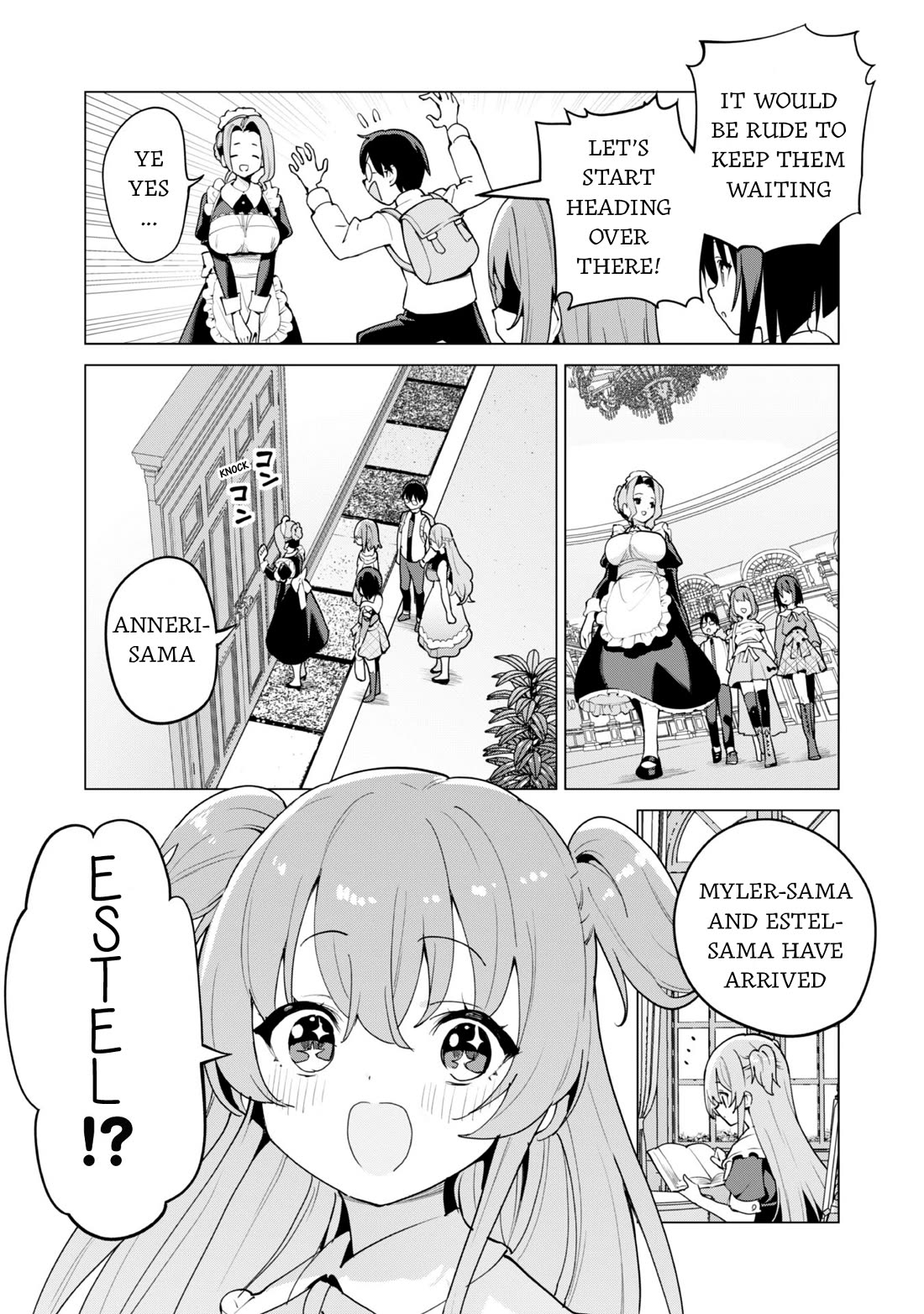 Gacha wo Mawashite Nakama wo Fuyasu: Saikyou no Bishoujo Gundan wo Tsukuriagero Chapter 65 page 10 - Chapter 65: Estel's First Girls' Party
