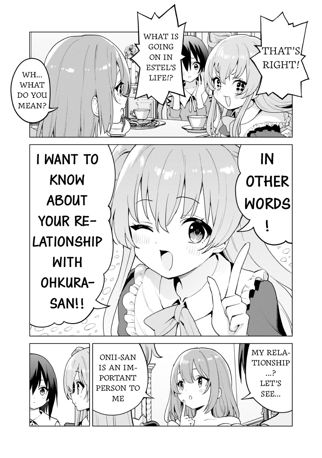 Gacha wo Mawashite Nakama wo Fuyasu: Saikyou no Bishoujo Gundan wo Tsukuriagero Chapter 65 page 16 - Chapter 65: Estel's First Girls' Party