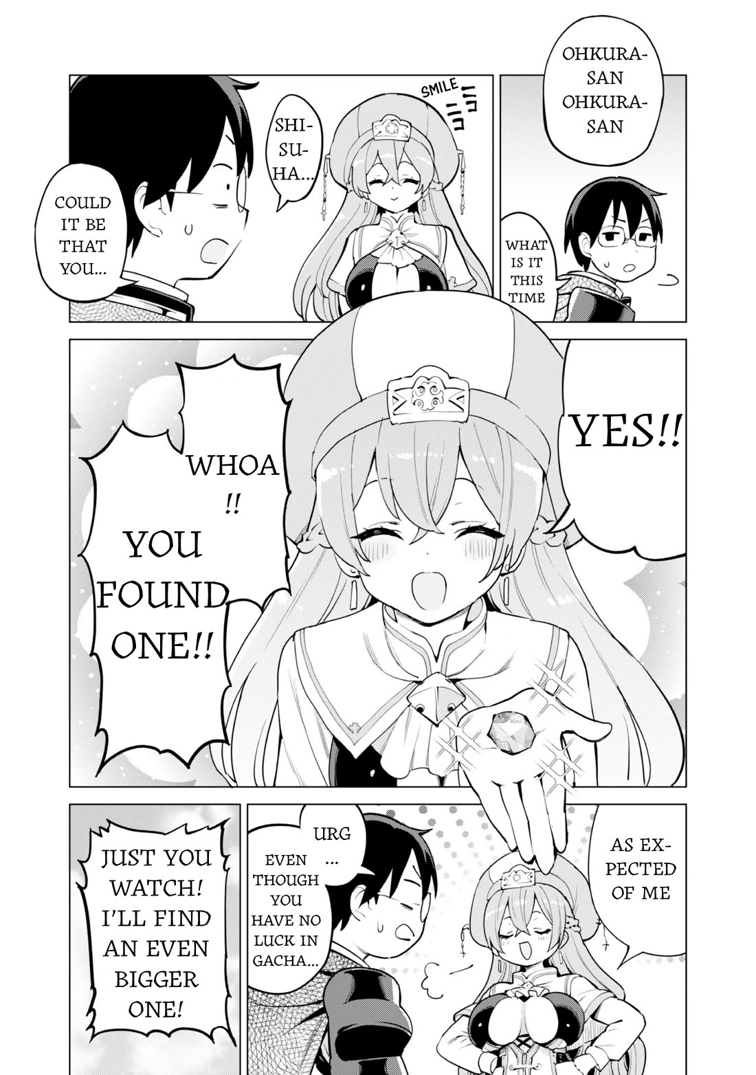 Gacha wo Mawashite Nakama wo Fuyasu: Saikyou no Bishoujo Gundan wo Tsukuriagero Chapter 66 page 16 - Chapter 66: Gem Hunting in the Mountains