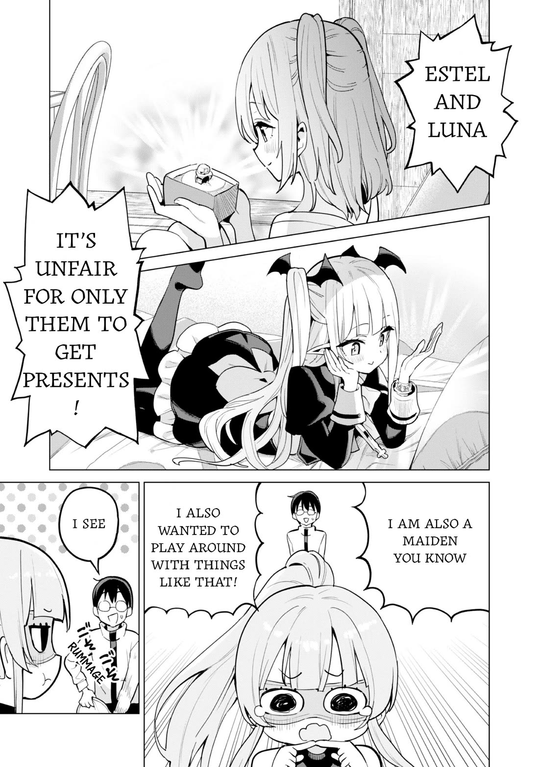 Gacha wo Mawashite Nakama wo Fuyasu: Saikyou no Bishoujo Gundan wo Tsukuriagero Chapter 68 page 24 - Chapter 68: Gift